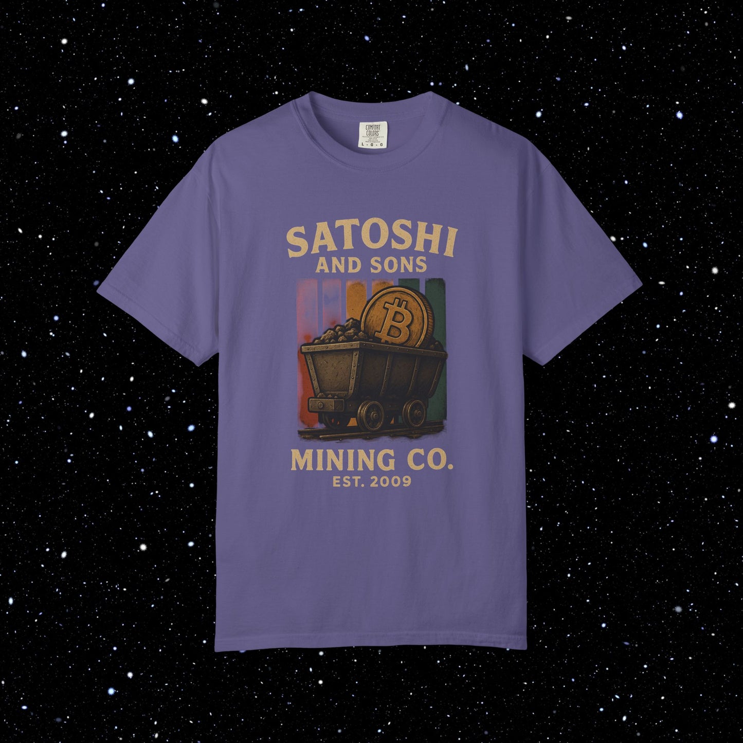 Satoshi and Sons Mining Cart Tee