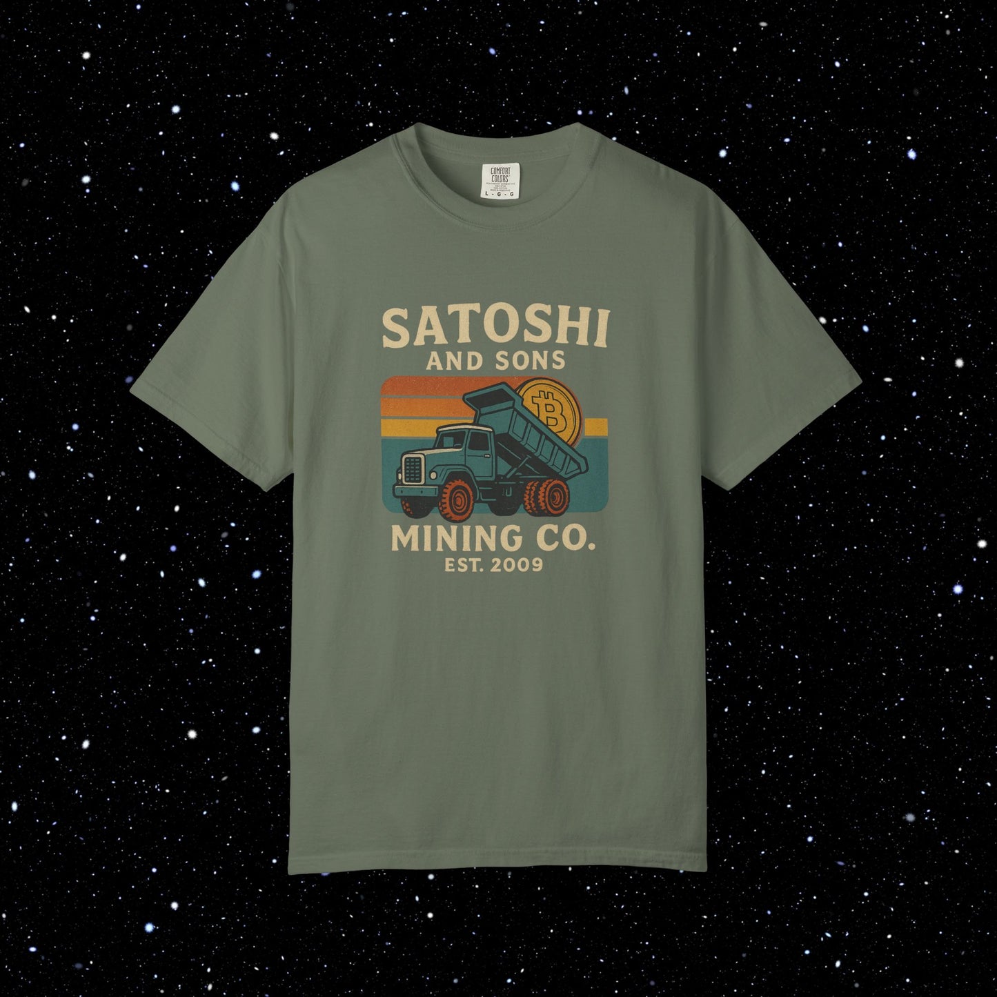 Satoshi and Sons - Bitcoin Comfort Colors Tee Shirt
