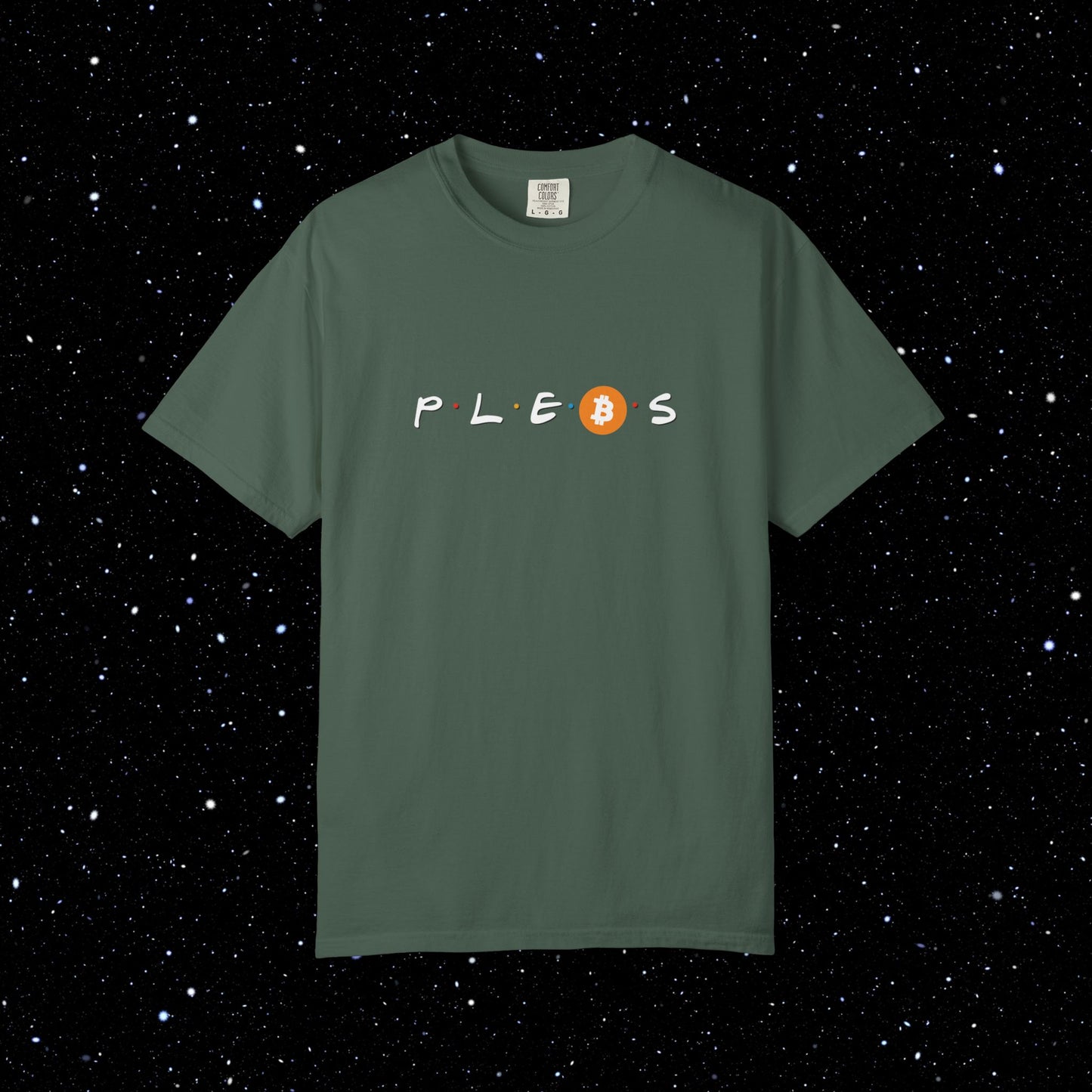 PLEBS - Comfort Colors Bitcoin Tee Shirt