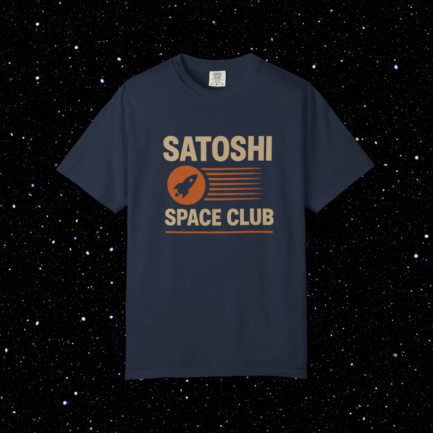 Satoshi Space Club Rocket Tee