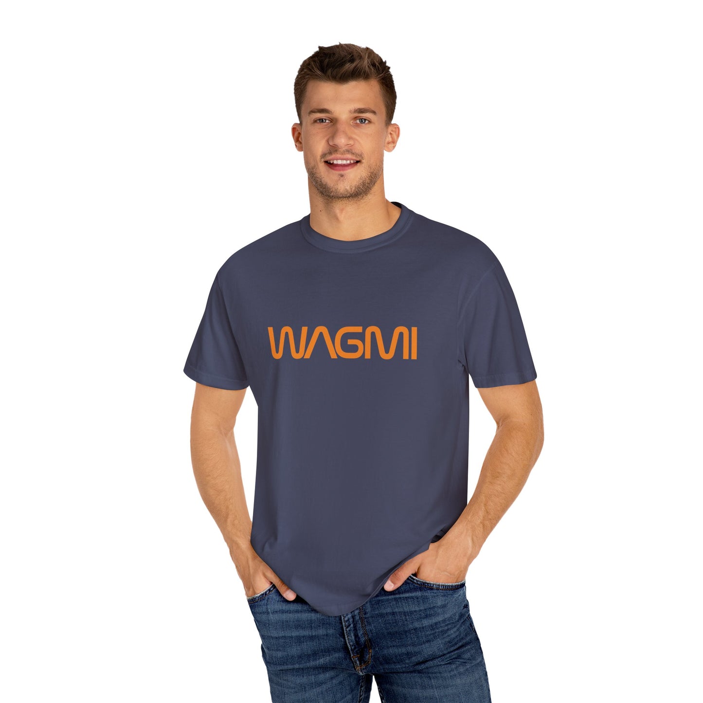 WAGMI Worm Font Bitcoin Tee