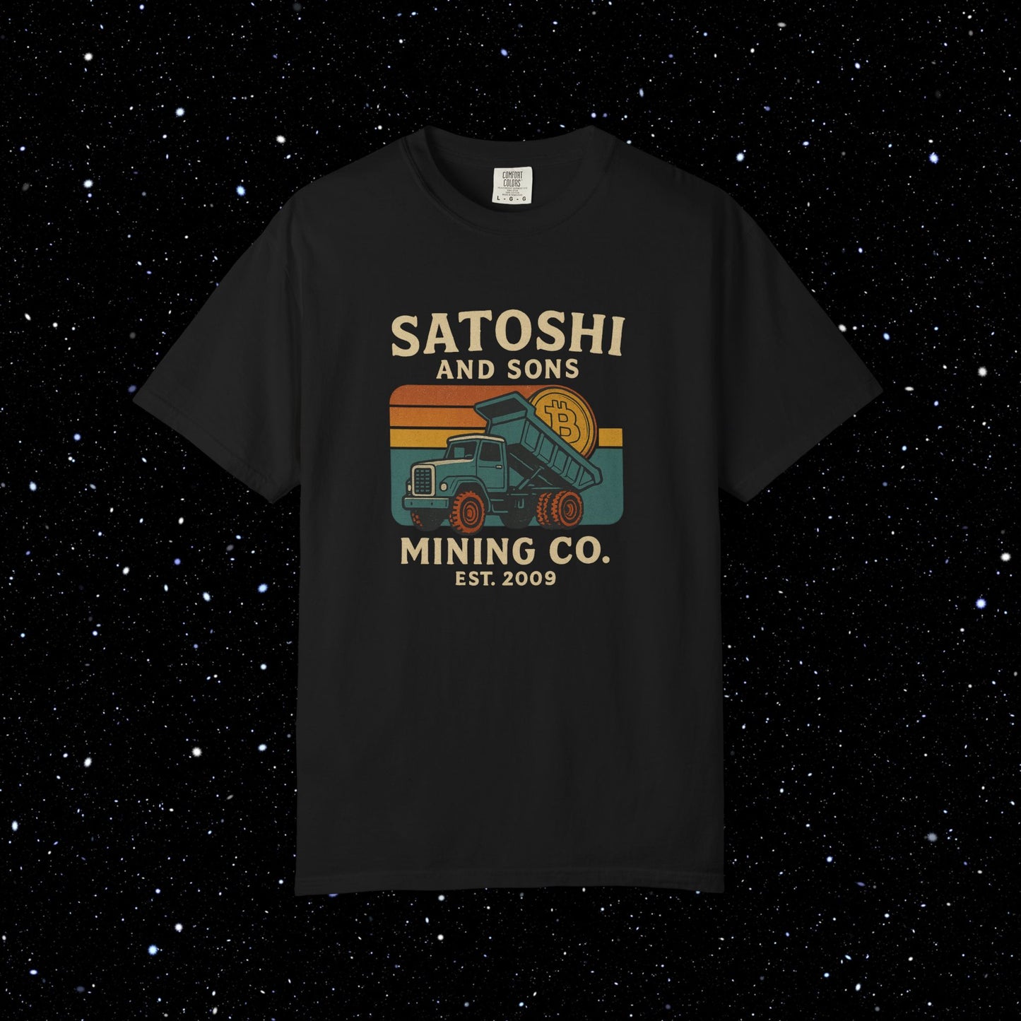 Satoshi and Sons - Bitcoin Comfort Colors Tee Shirt