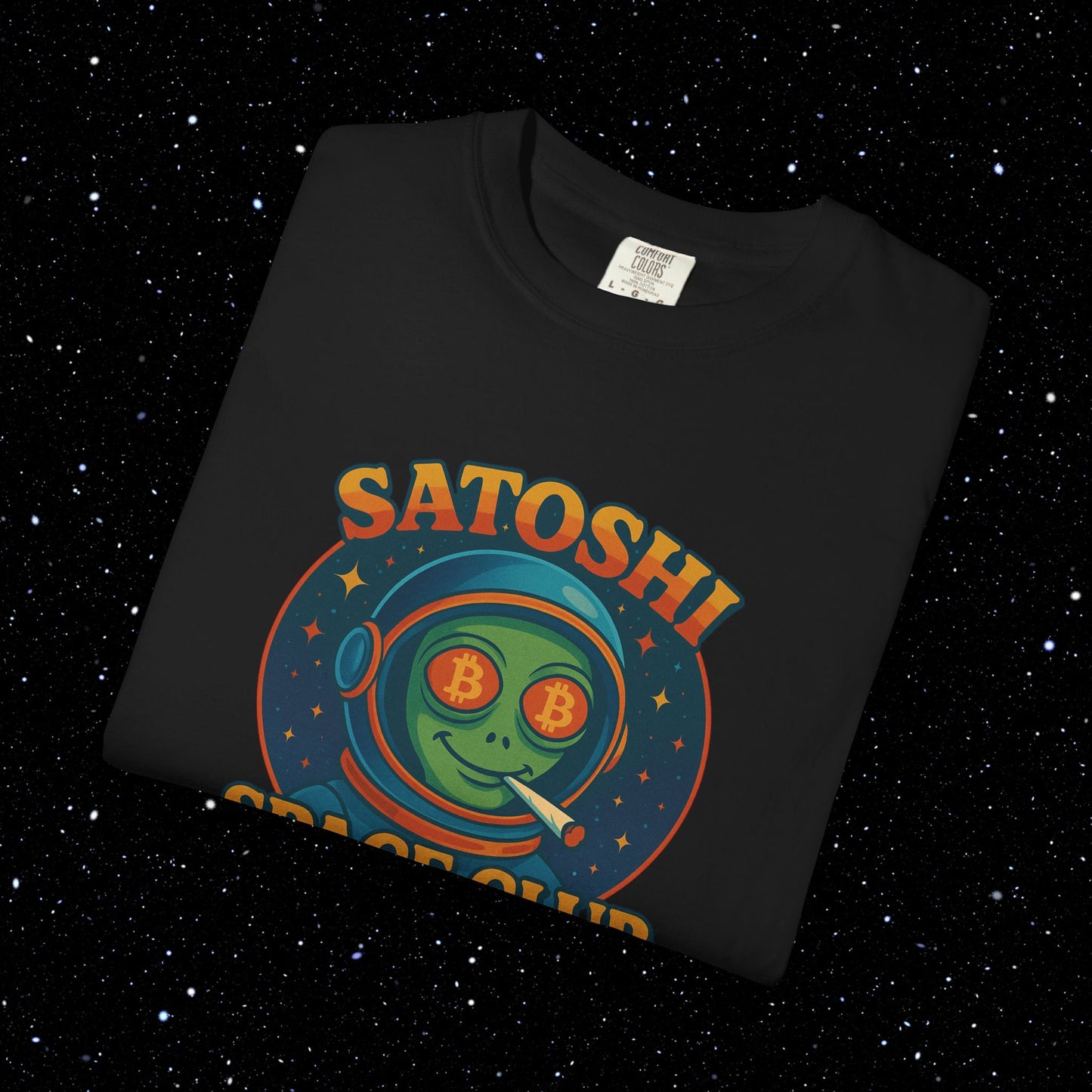 Satoshi Space Club - High on Bitcoin Tee Shirt