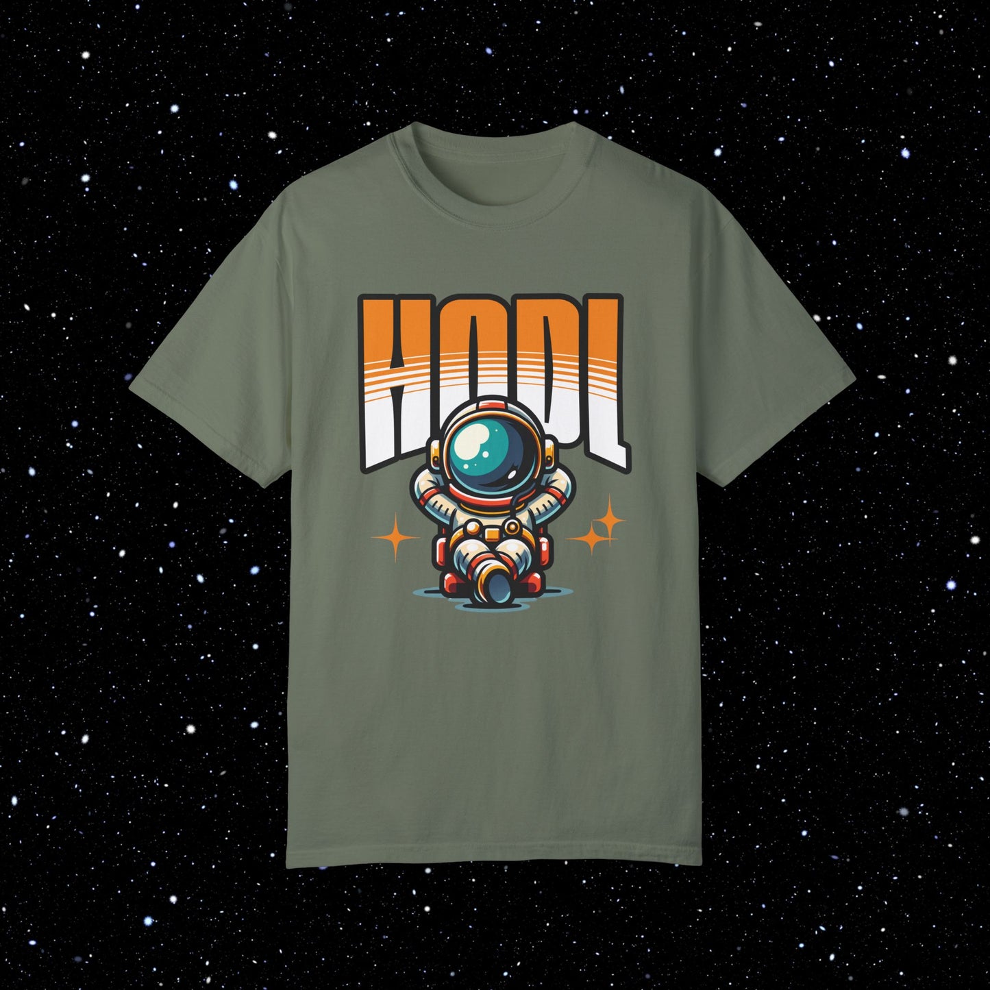 HODL Astronaut Bitcoin Comfort Colors Tee Shirt