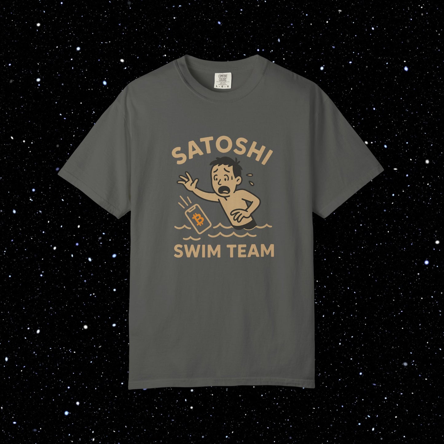 Satoshi Swim Team Bitcoin Tee