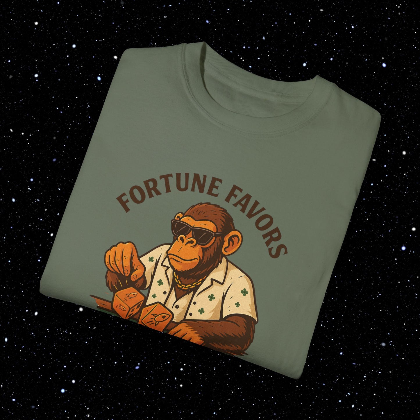 Fortune Favors the Degens Comfort Colors Tee Shirt
