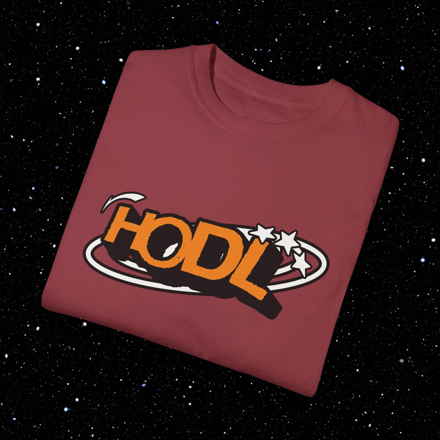 Cosmic HODL Bitcoin Comfort Colors Tee Shirt