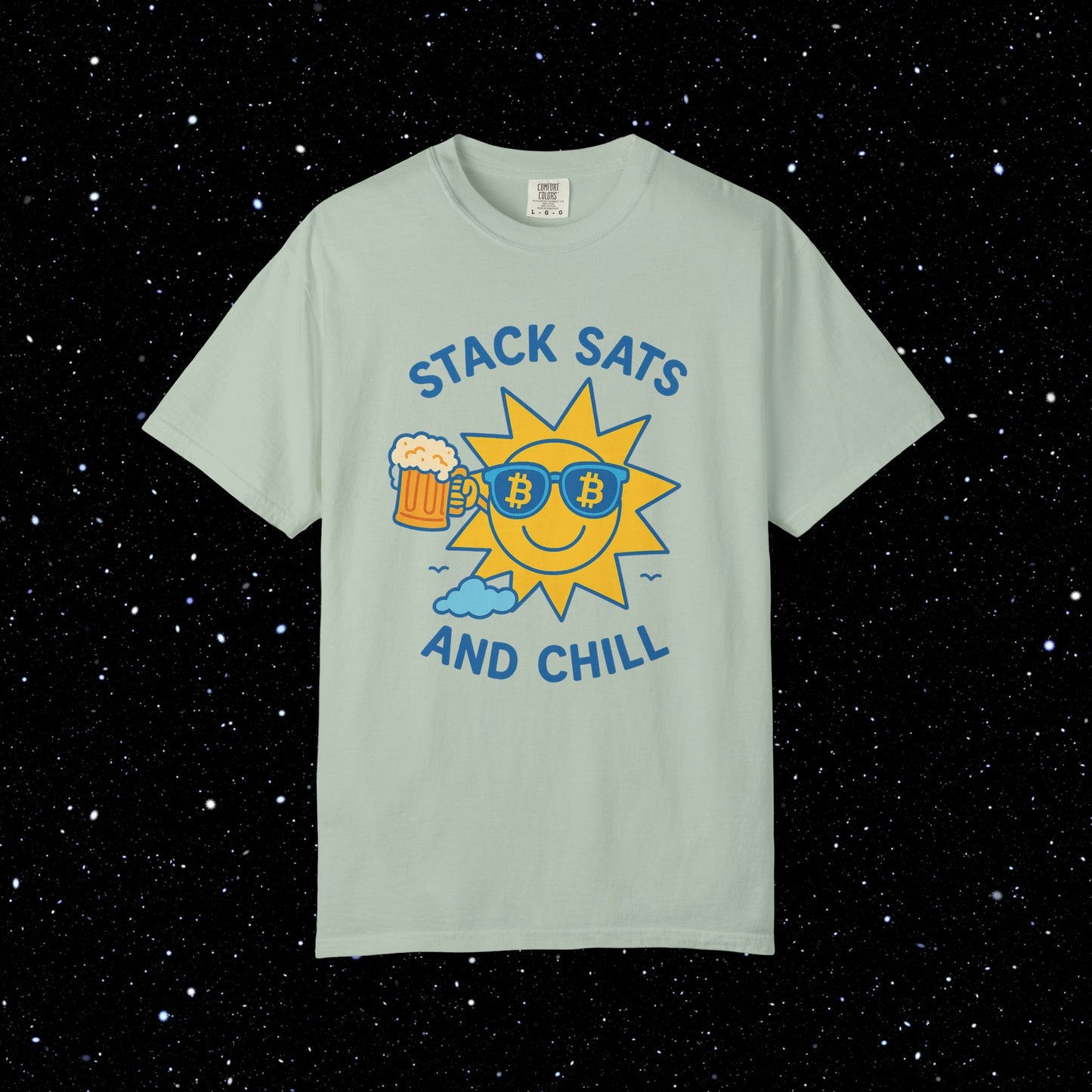 Stack Sats and Chill - Sunny Day Bitcoin Tee