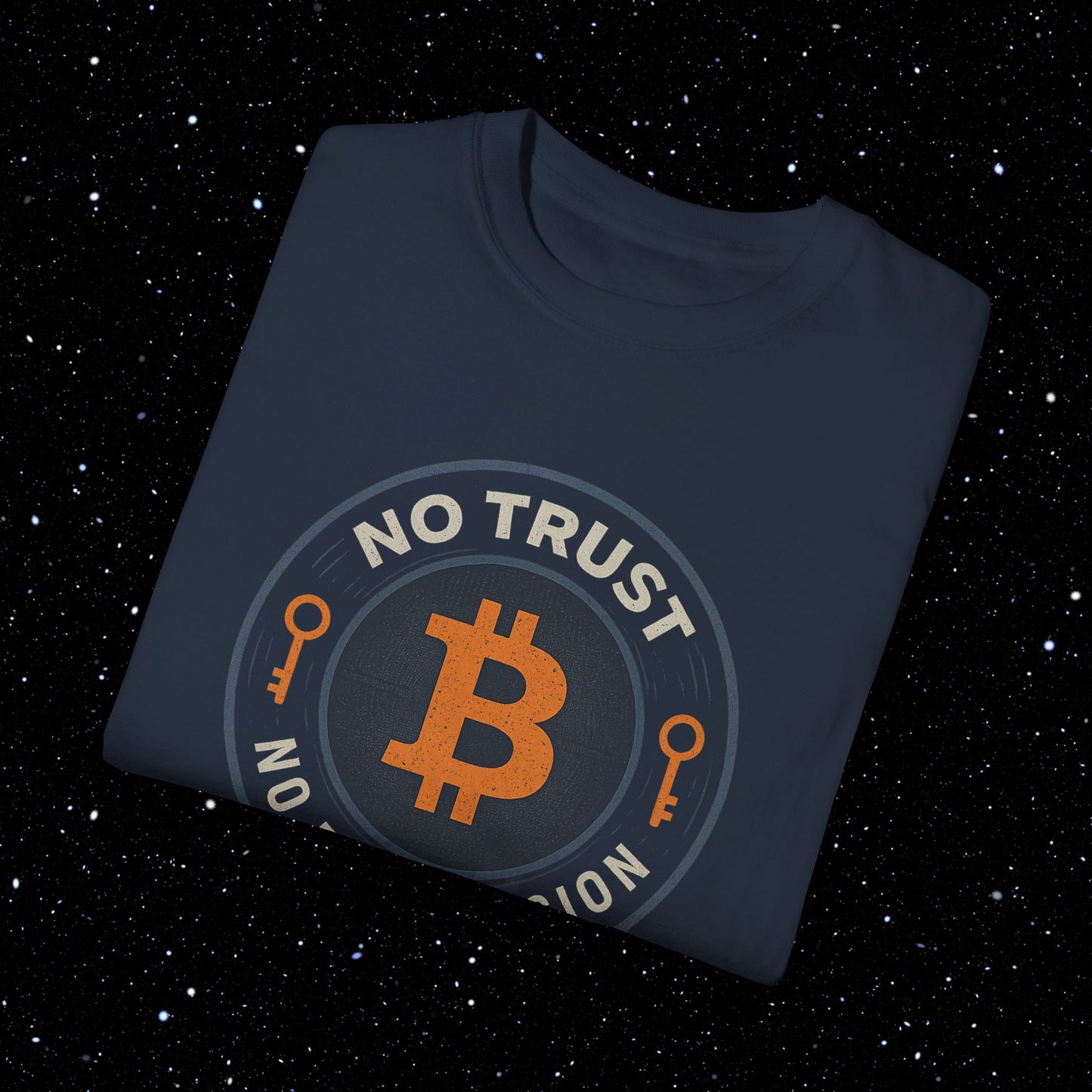 No Trust No Permission Bitcoin Comfort Colors Tee Shirt