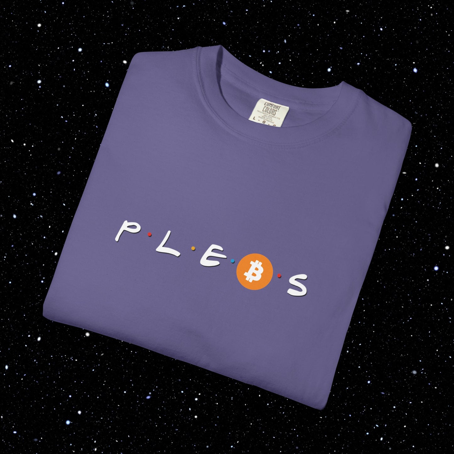 PLEBS - Comfort Colors Bitcoin Tee Shirt
