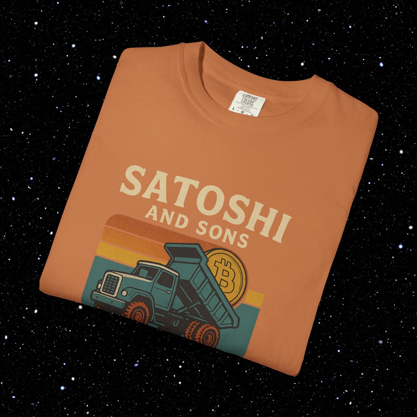 Satoshi and Sons - Bitcoin Comfort Colors Tee Shirt
