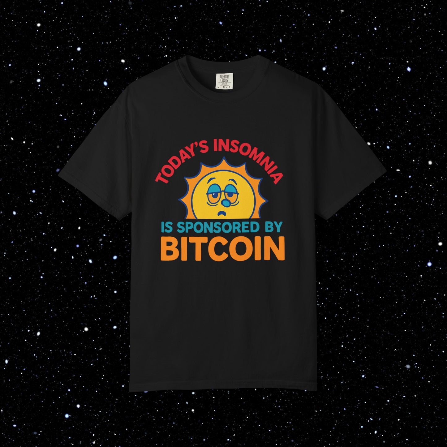Bitcoin Insomnia Colorful Tee
