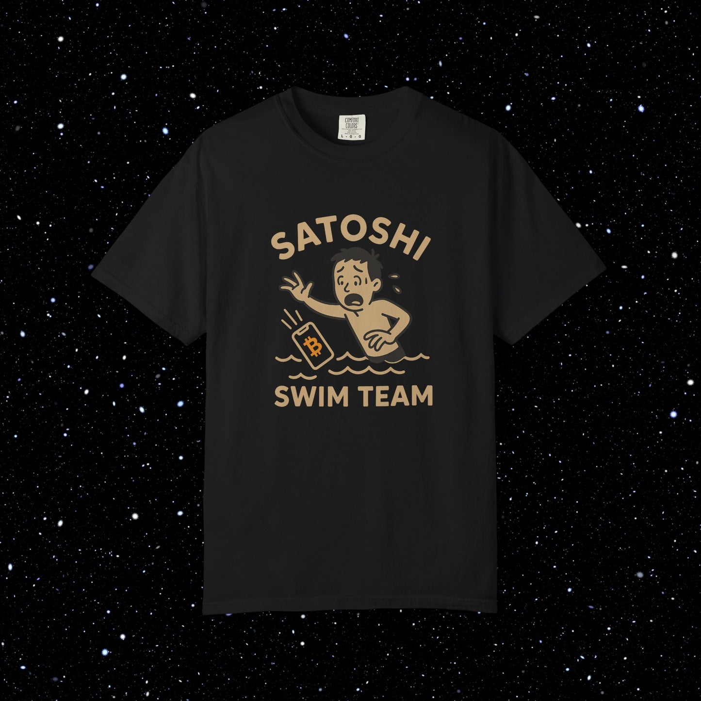 Satoshi Swim Team Bitcoin Tee
