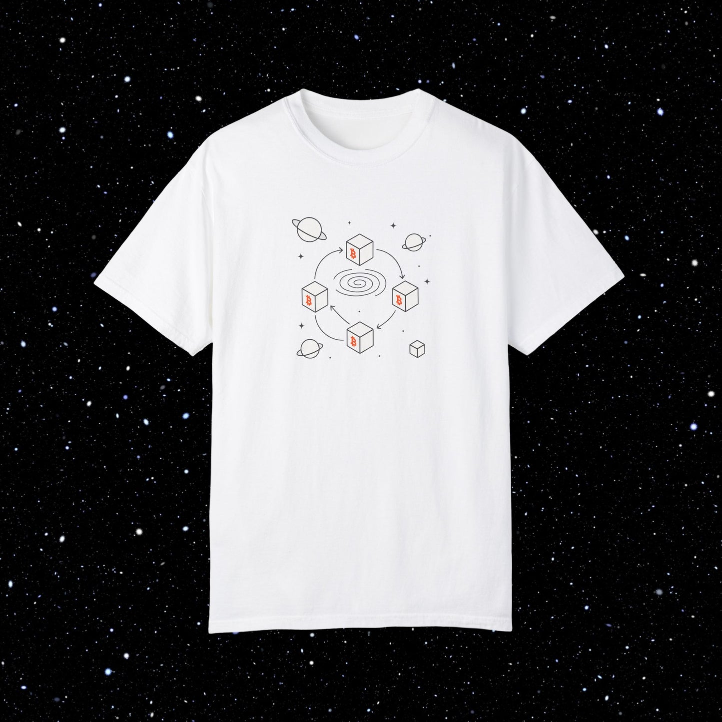 Interplanetary Consensus - Bitcoin Comfort Colors Tee Shirt