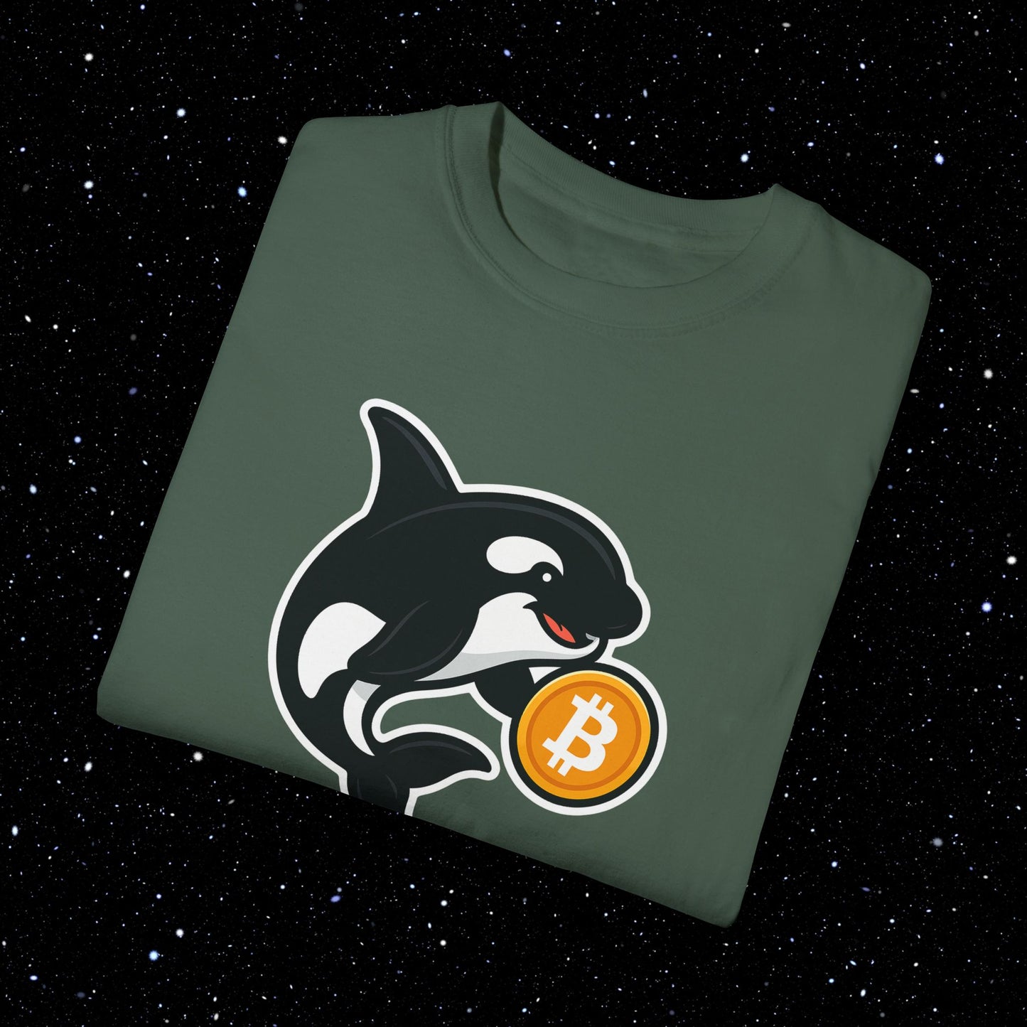 Bitcoin Orca Comfort Colors Tee Shirt