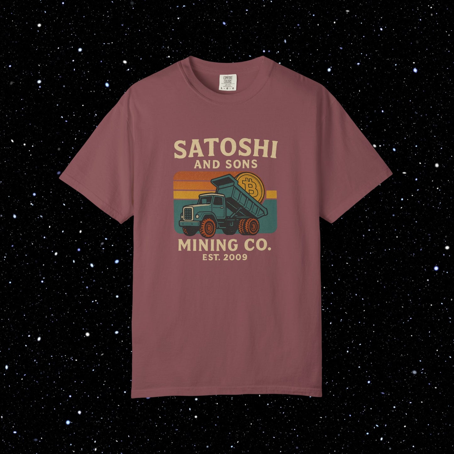 Satoshi and Sons - Bitcoin Comfort Colors Tee Shirt