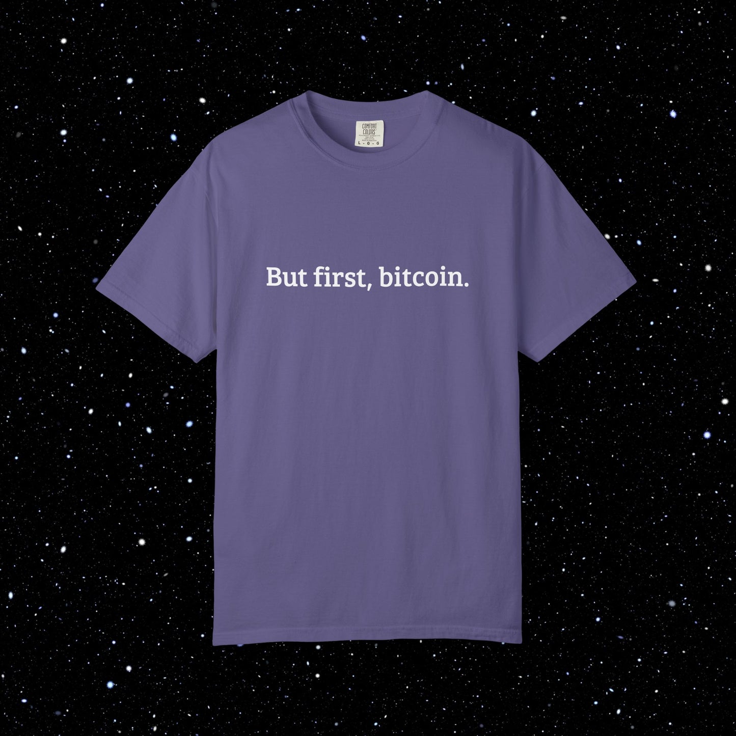 But first, bitcoin tee shirt