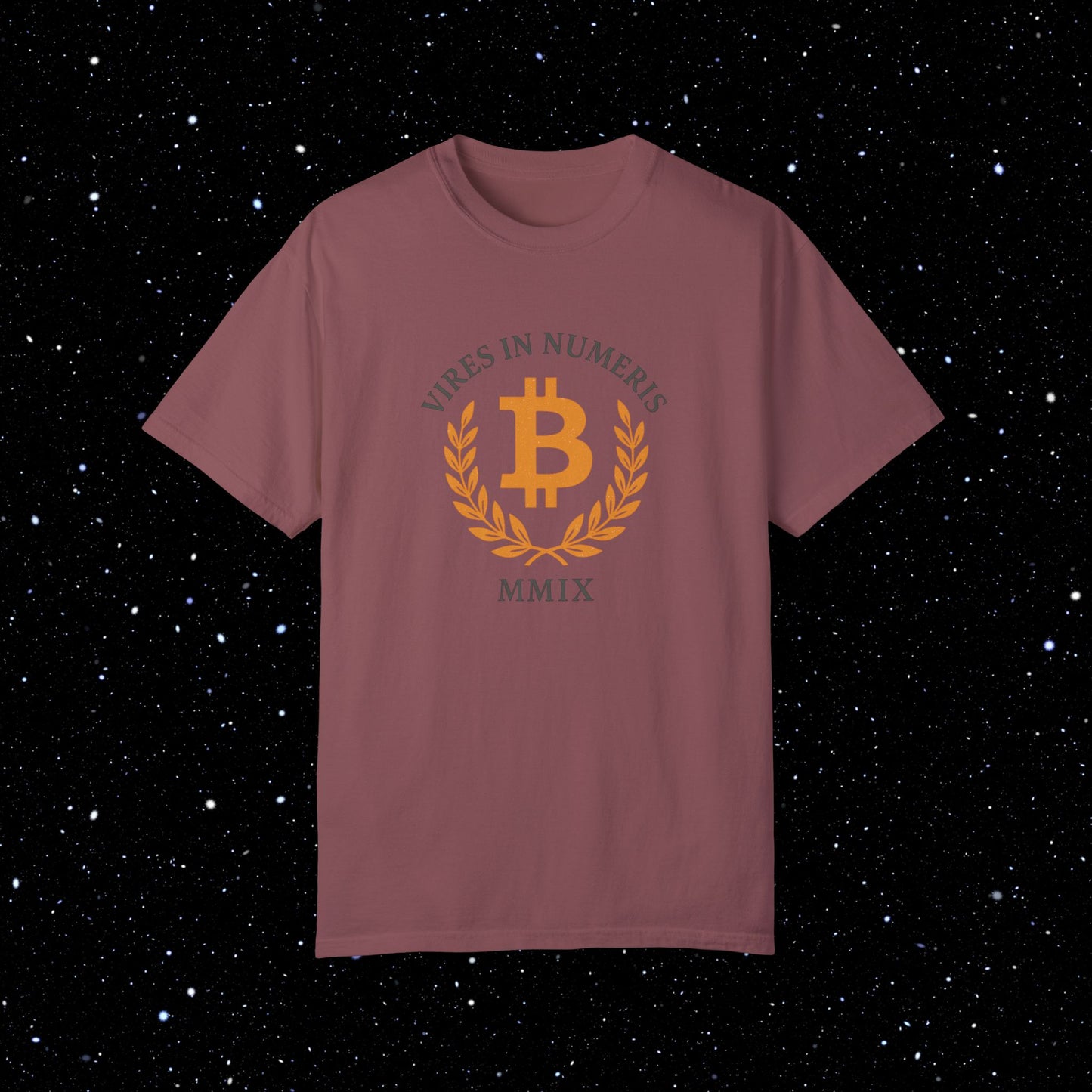 Vires in Numeris Bitcoin Comfort Colors Tee Shirt