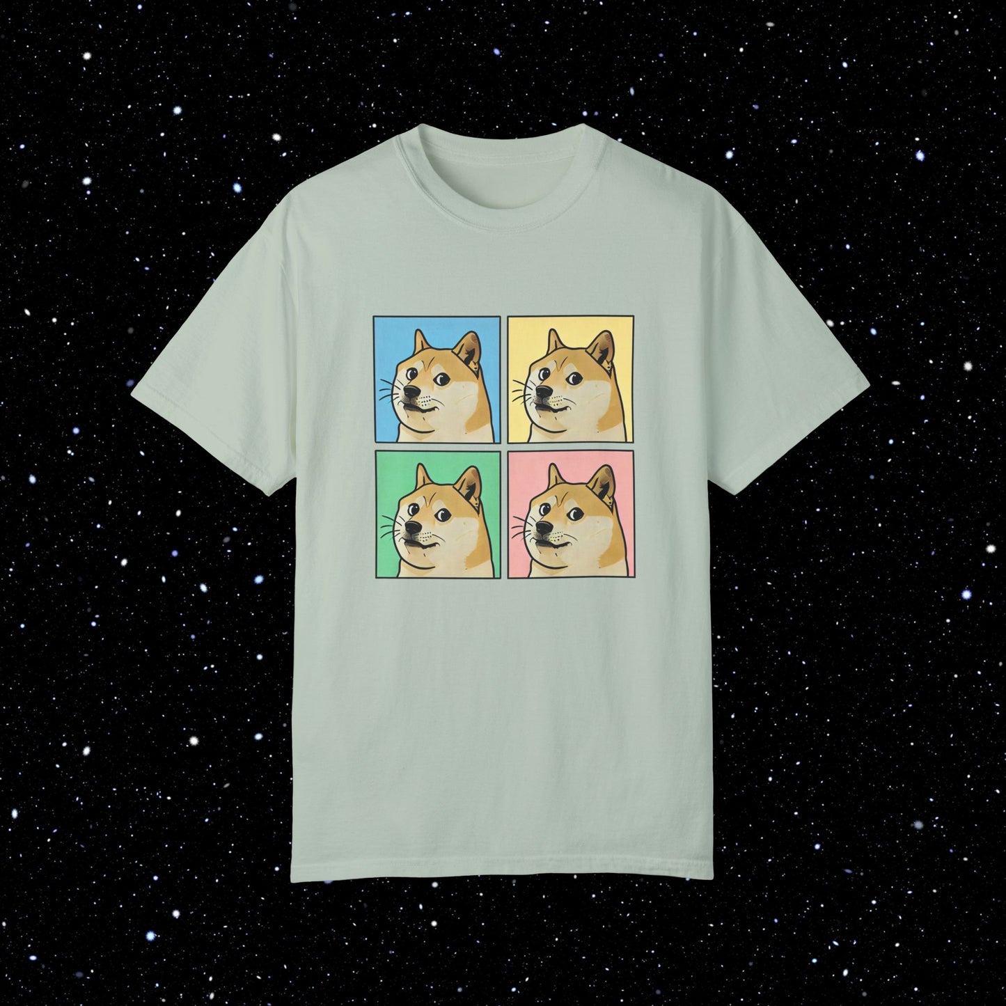 Pastel 4-Panel Doge T-Shirt