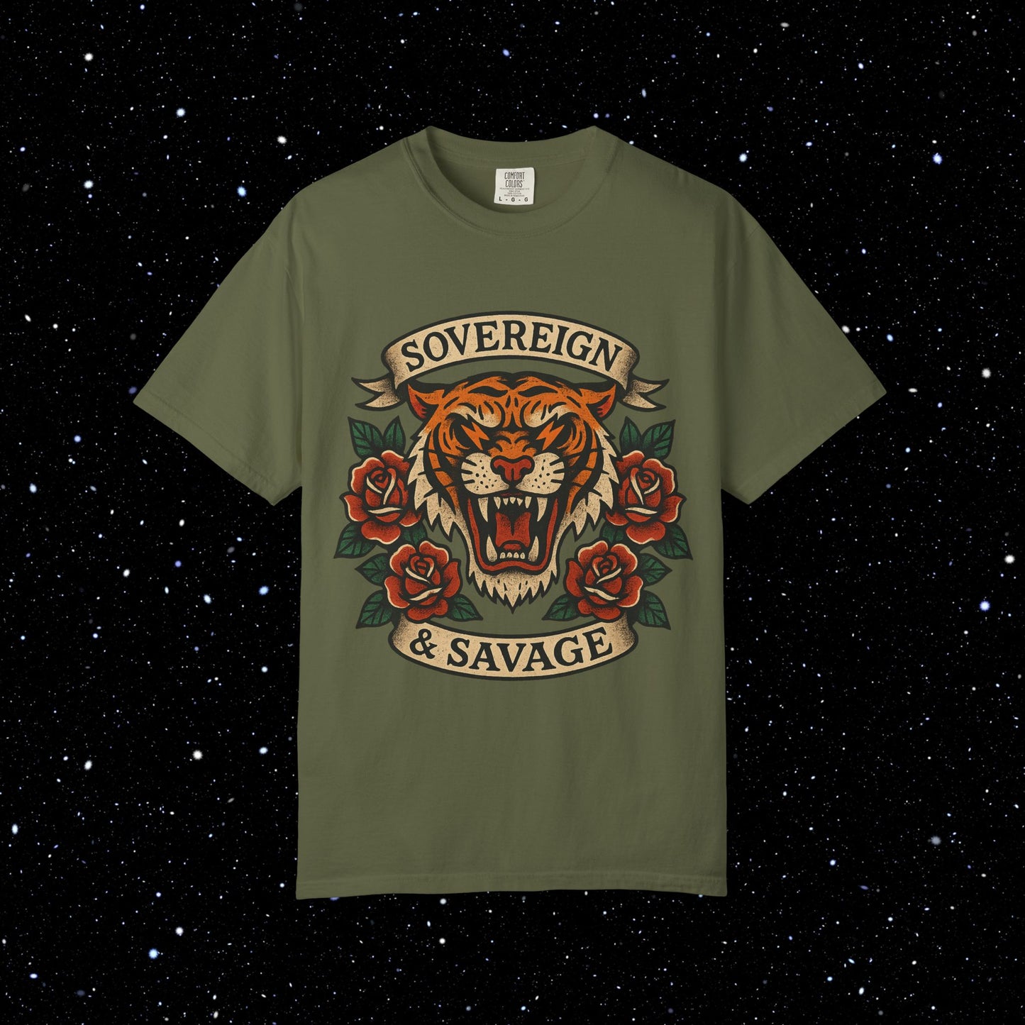 Sovereign and Savage Bitcoin Tee
