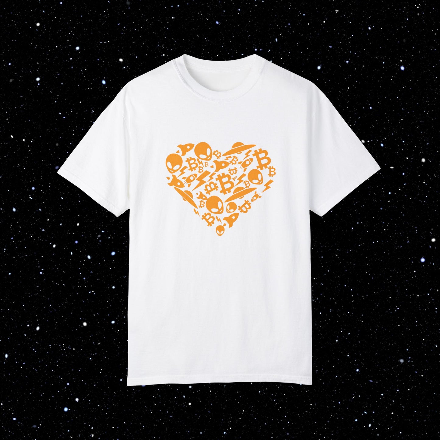 Bitcoin Alien Heart T-Shirt