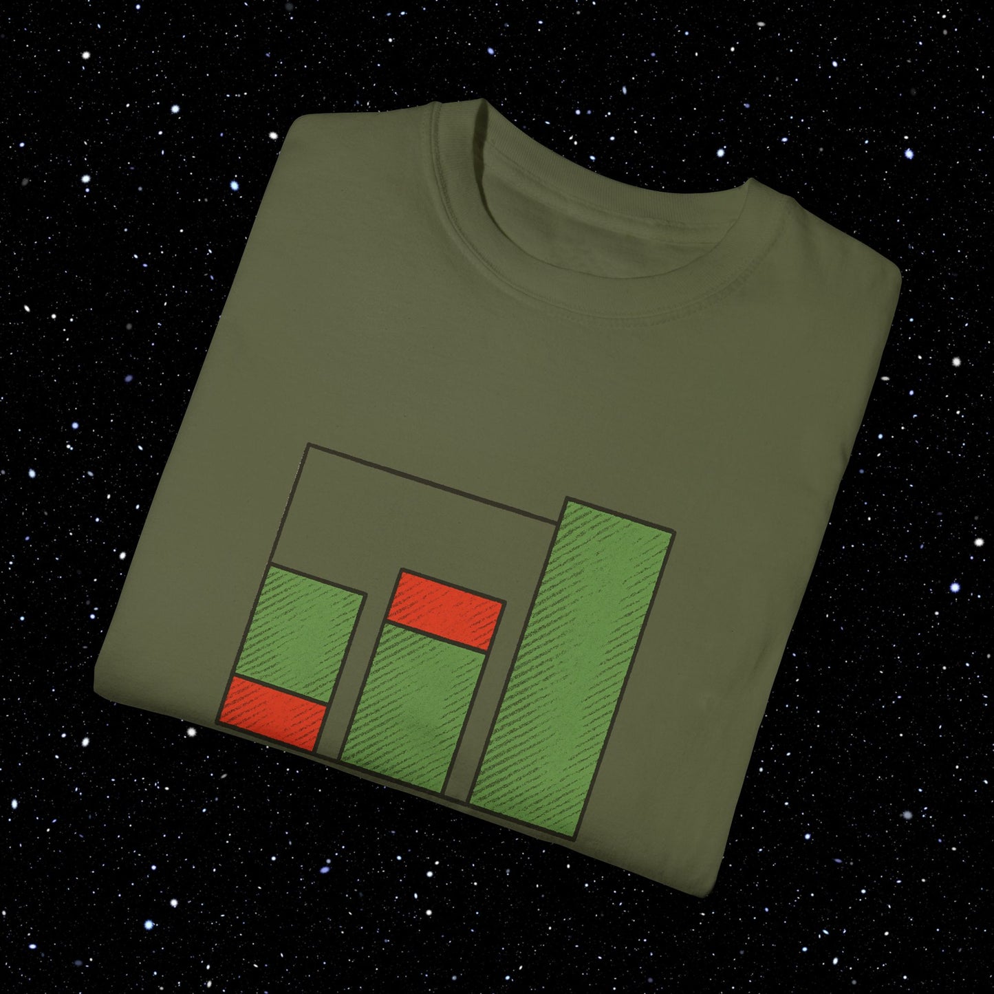 Long, Short, HODL - Bitcoin Comfort Colors Tee Shirt