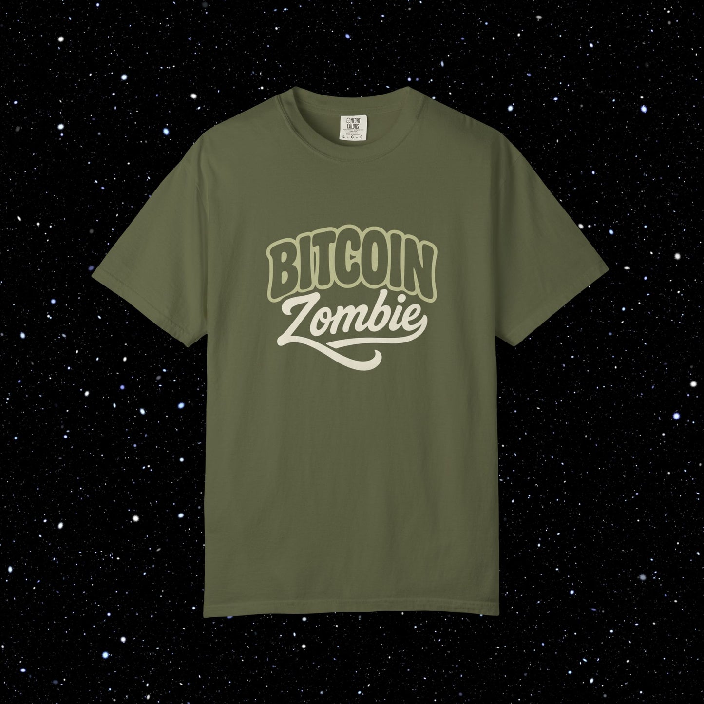 Bitcoin Zombie Typography Tee