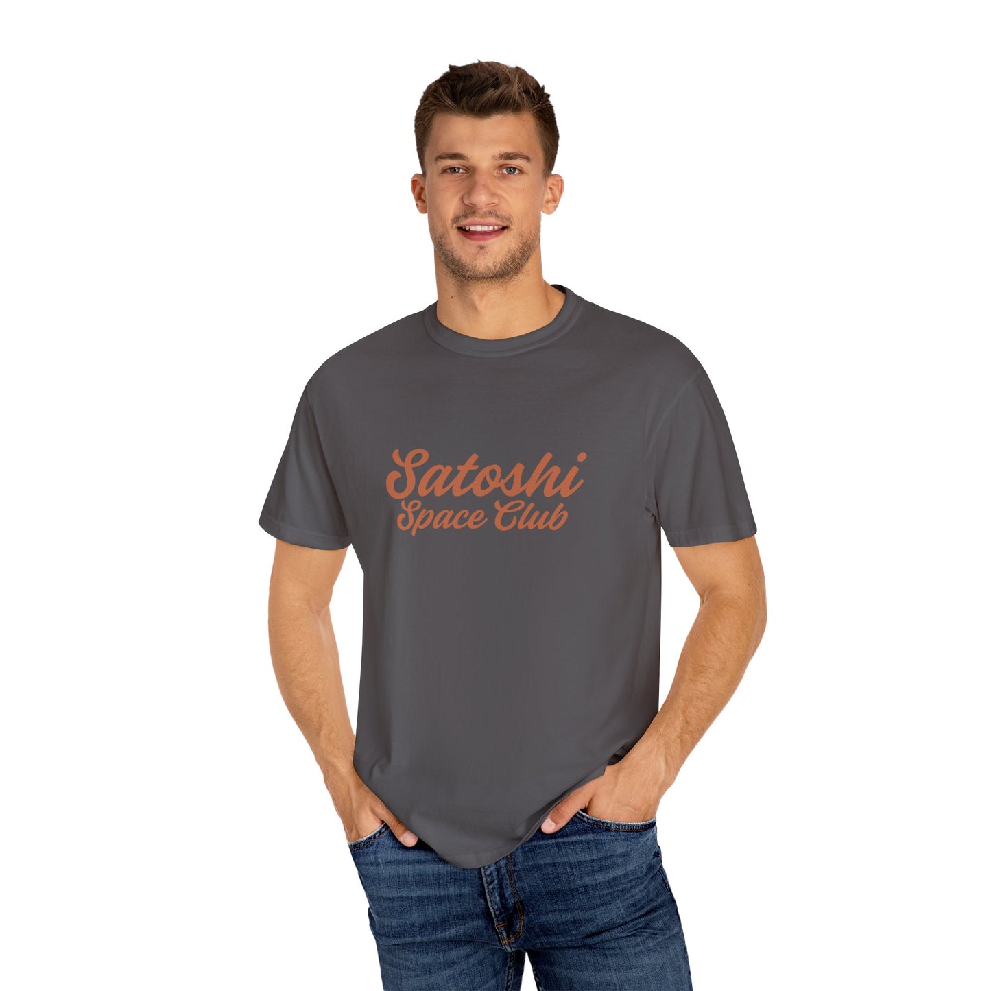 Satoshi Space Club - Abduction Comfort Colors Bitcoin Shirt