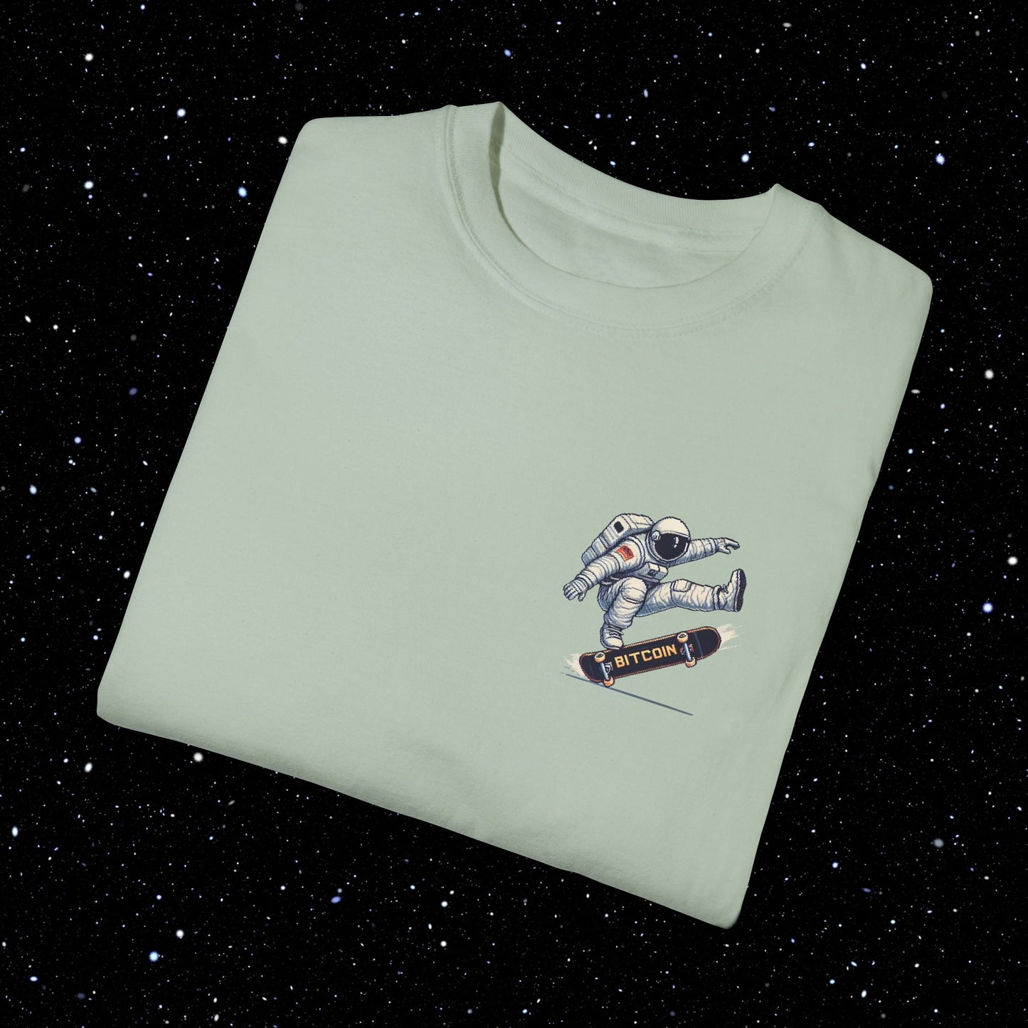 Bitcoin Off The Rails - Backprint Comfort Colors T-Shirt