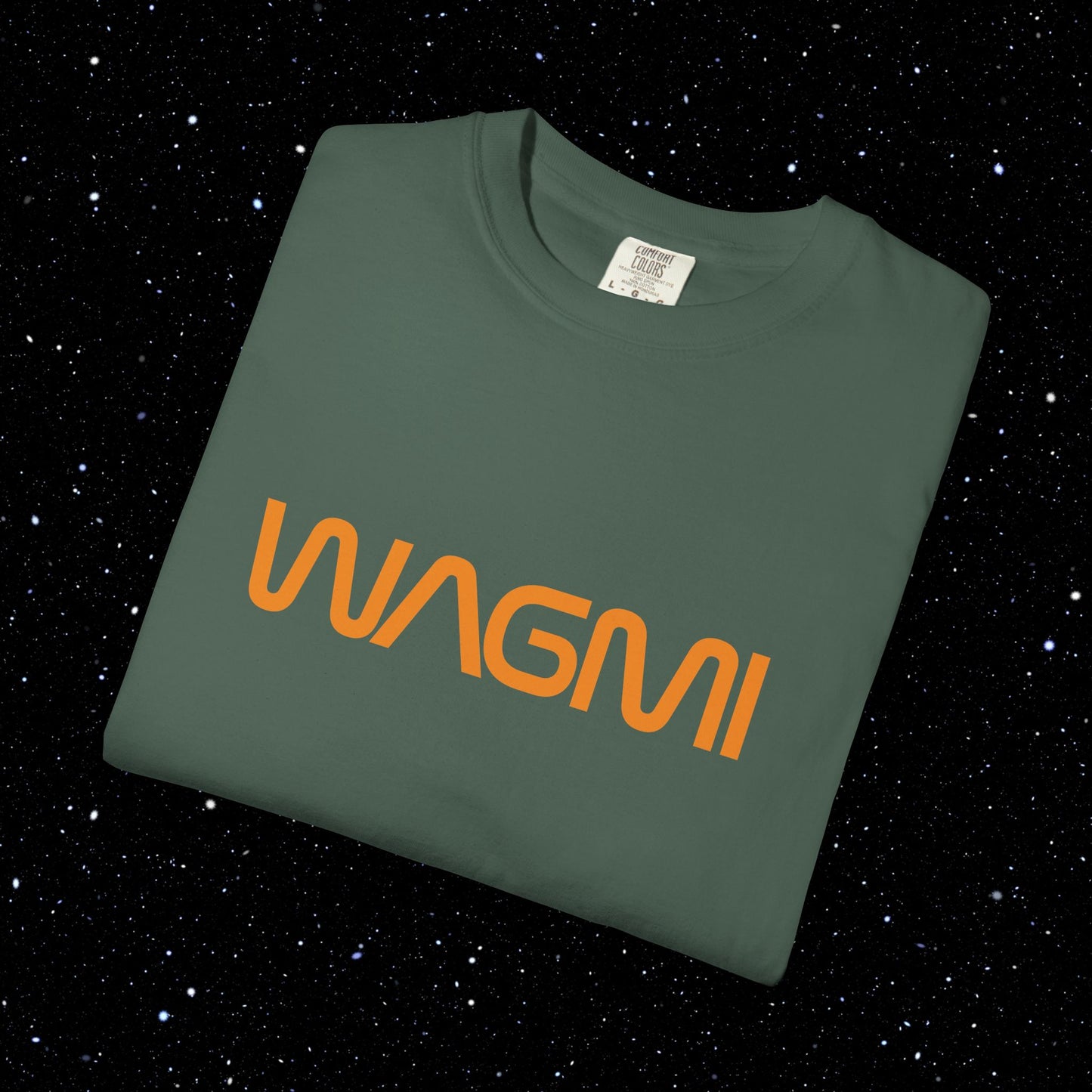WAGMI Worm Font Bitcoin Tee