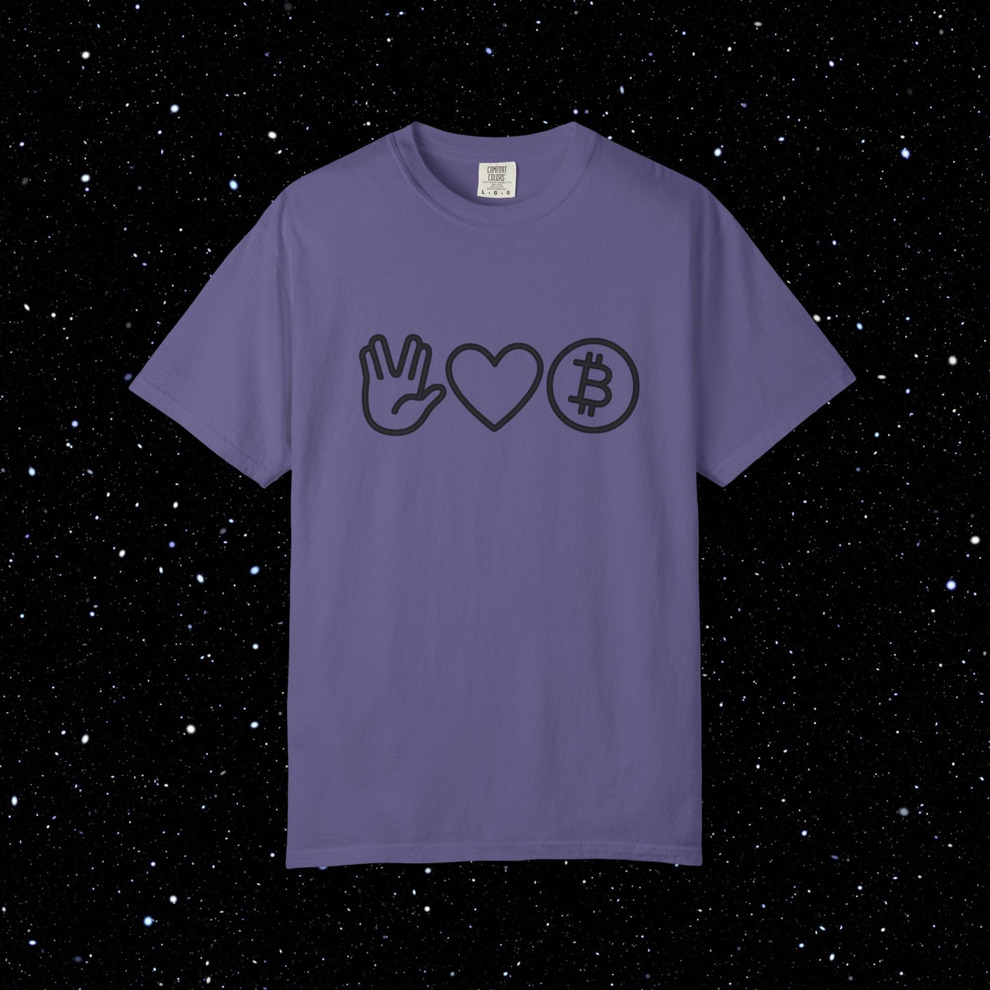 Live Free and Prosper Bitcoin Tee Shirt