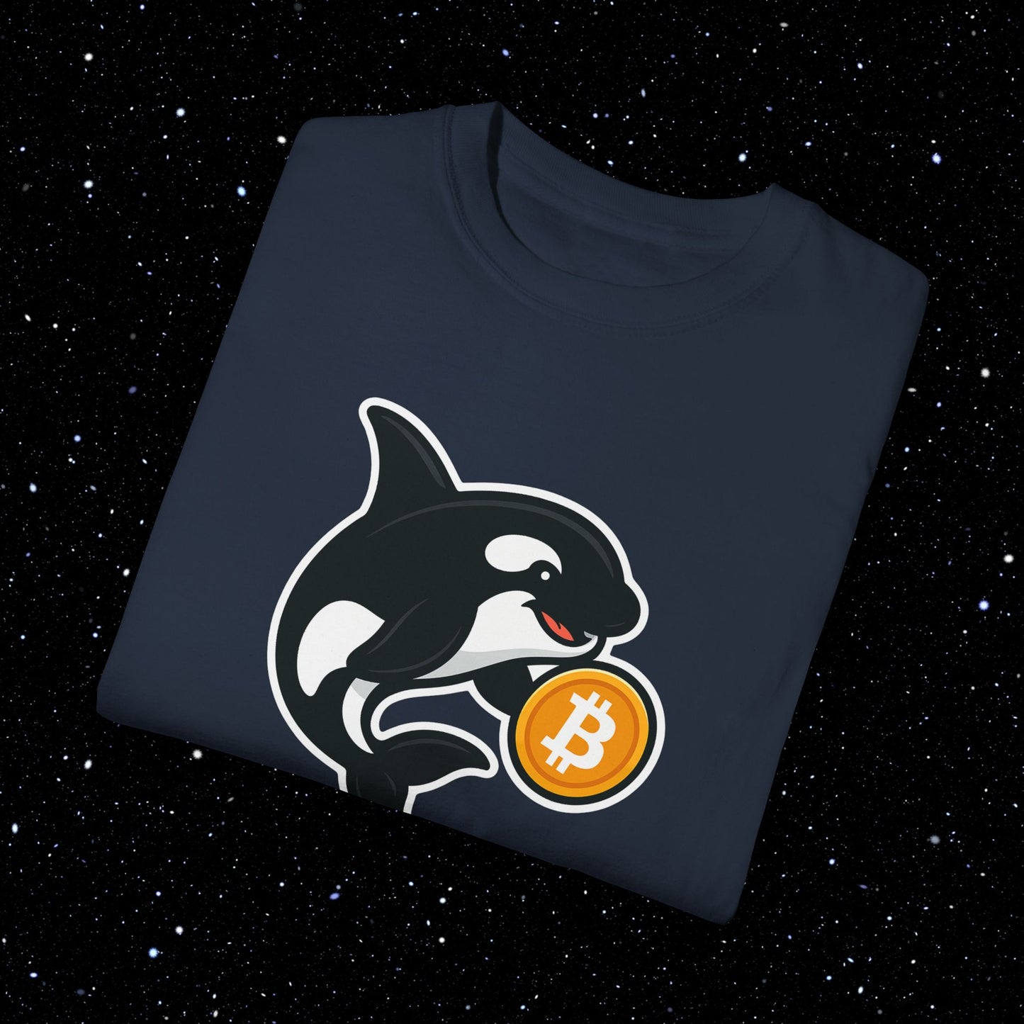 Bitcoin Orca Comfort Colors Tee Shirt