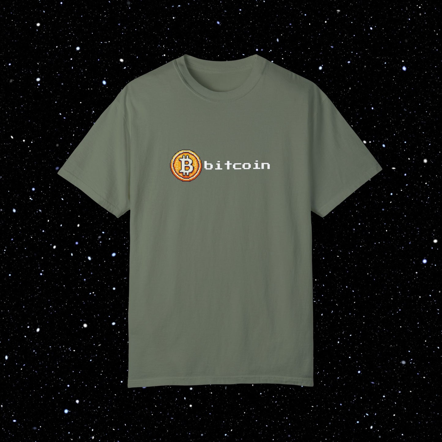 8-Bit Bitcoin Comfort Colors Tee Shirt