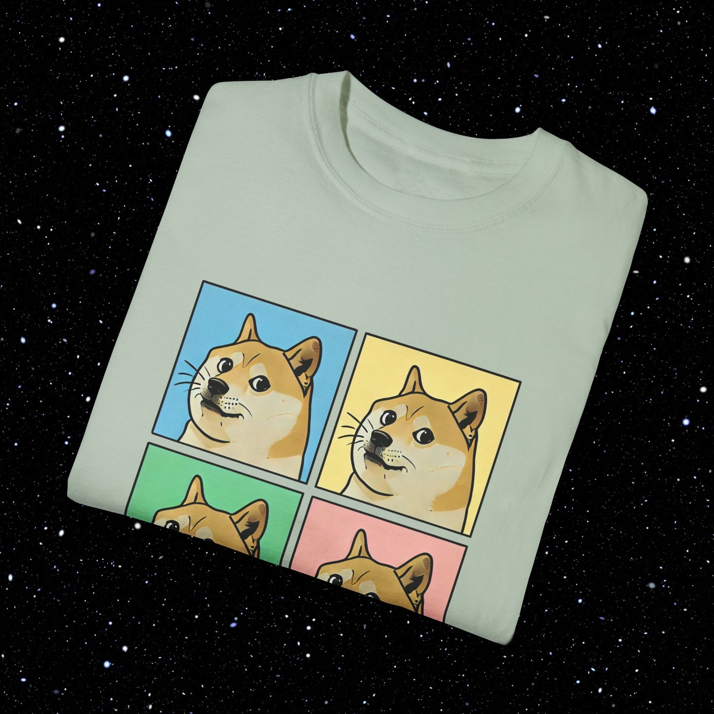 Pastel 4-Panel Doge T-Shirt