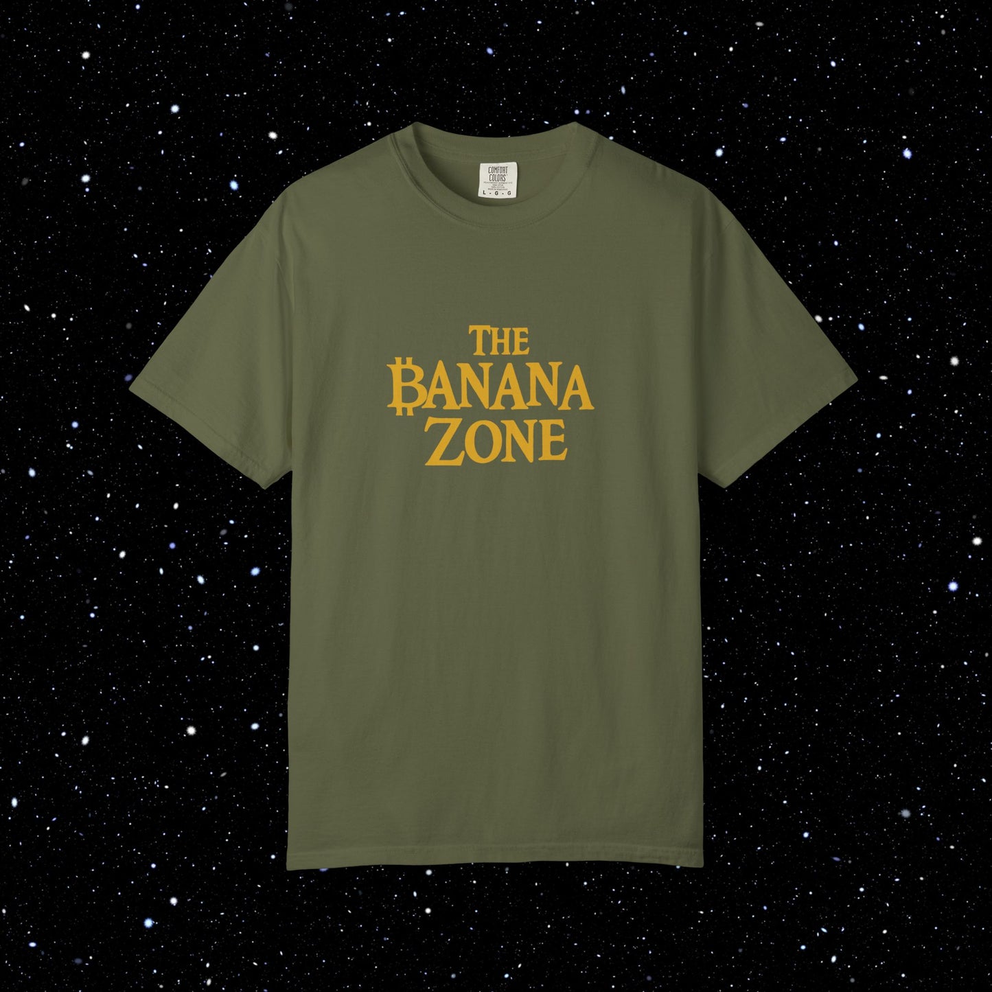 The Banana Zone Bitcoin Comfort Colors Tee Shirt