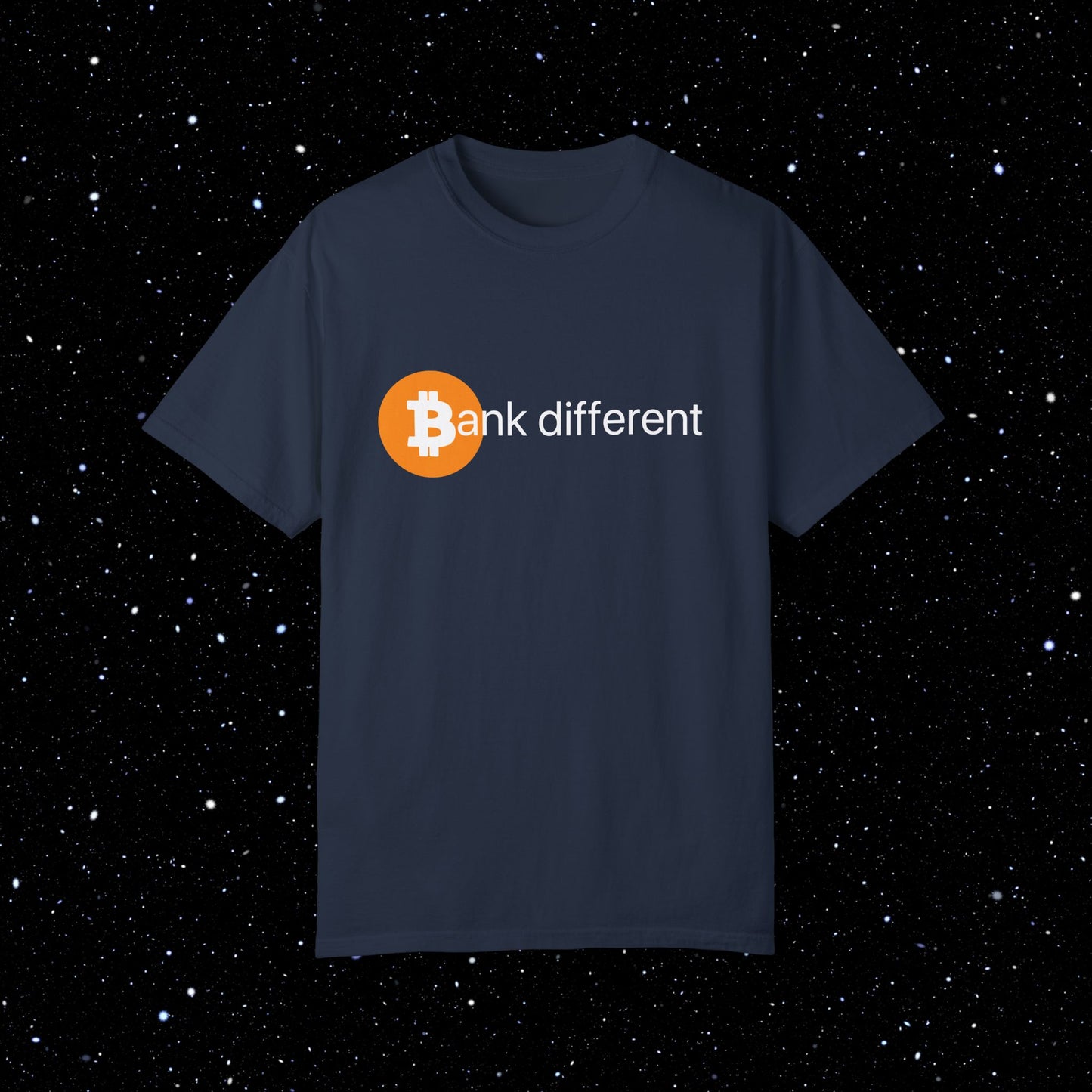 Bank Different Bitcoin Comfort Colors Tee Shirt