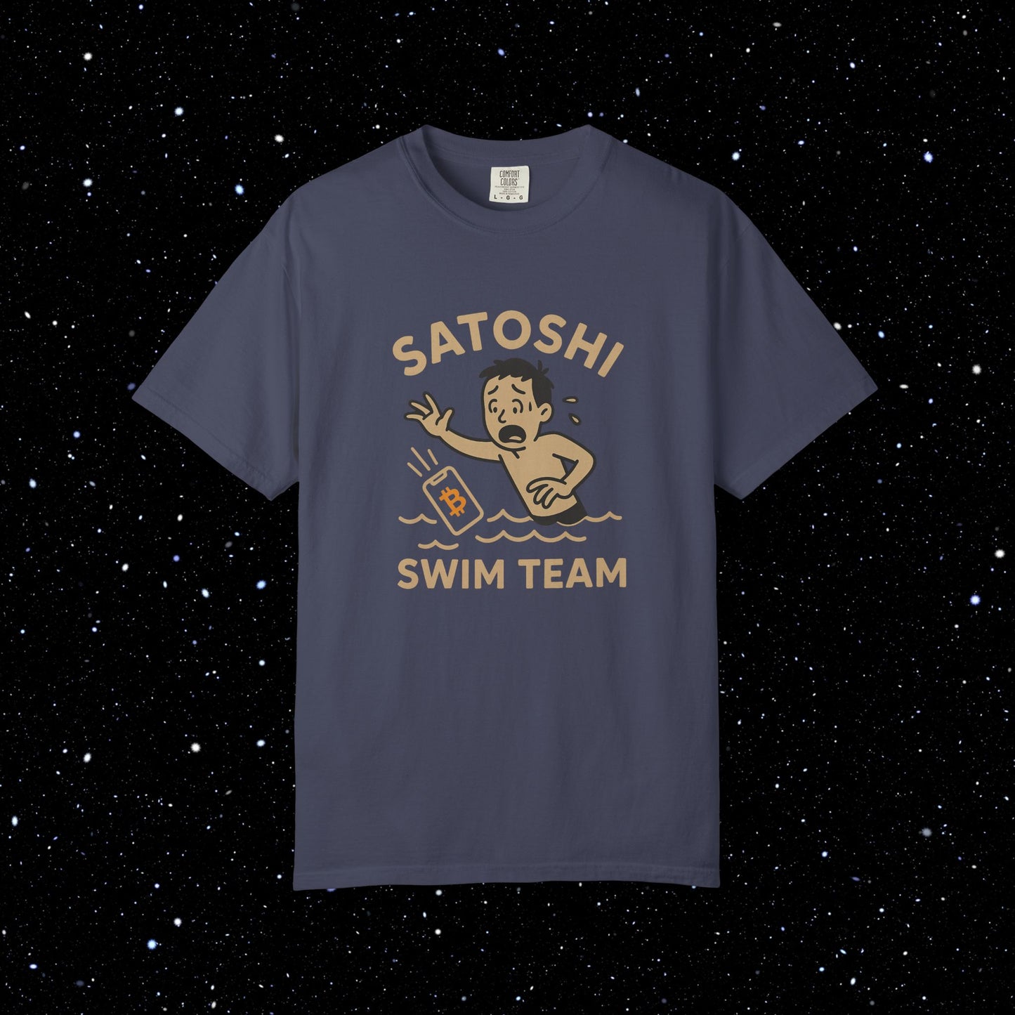 Satoshi Swim Team Bitcoin Tee