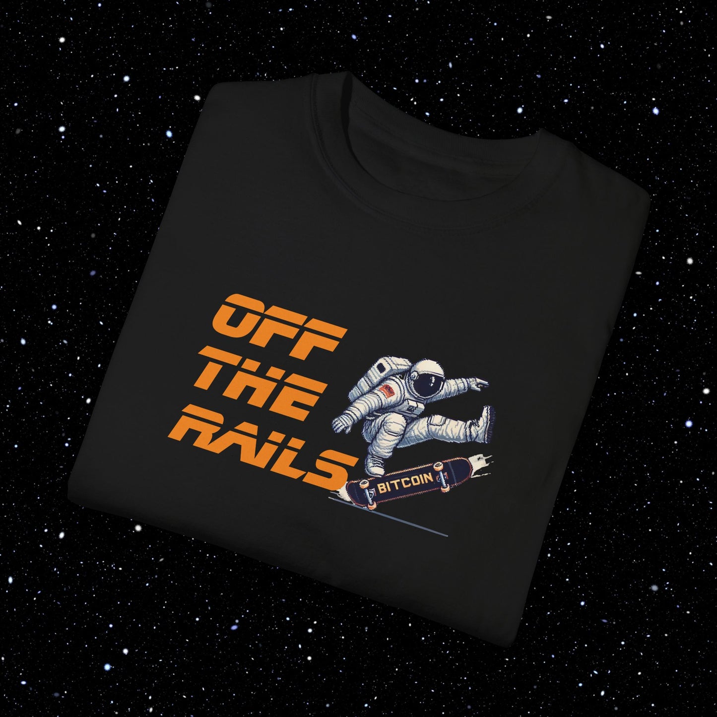 Off The Rails Bitcoin Comfort Colors Tee Shirt