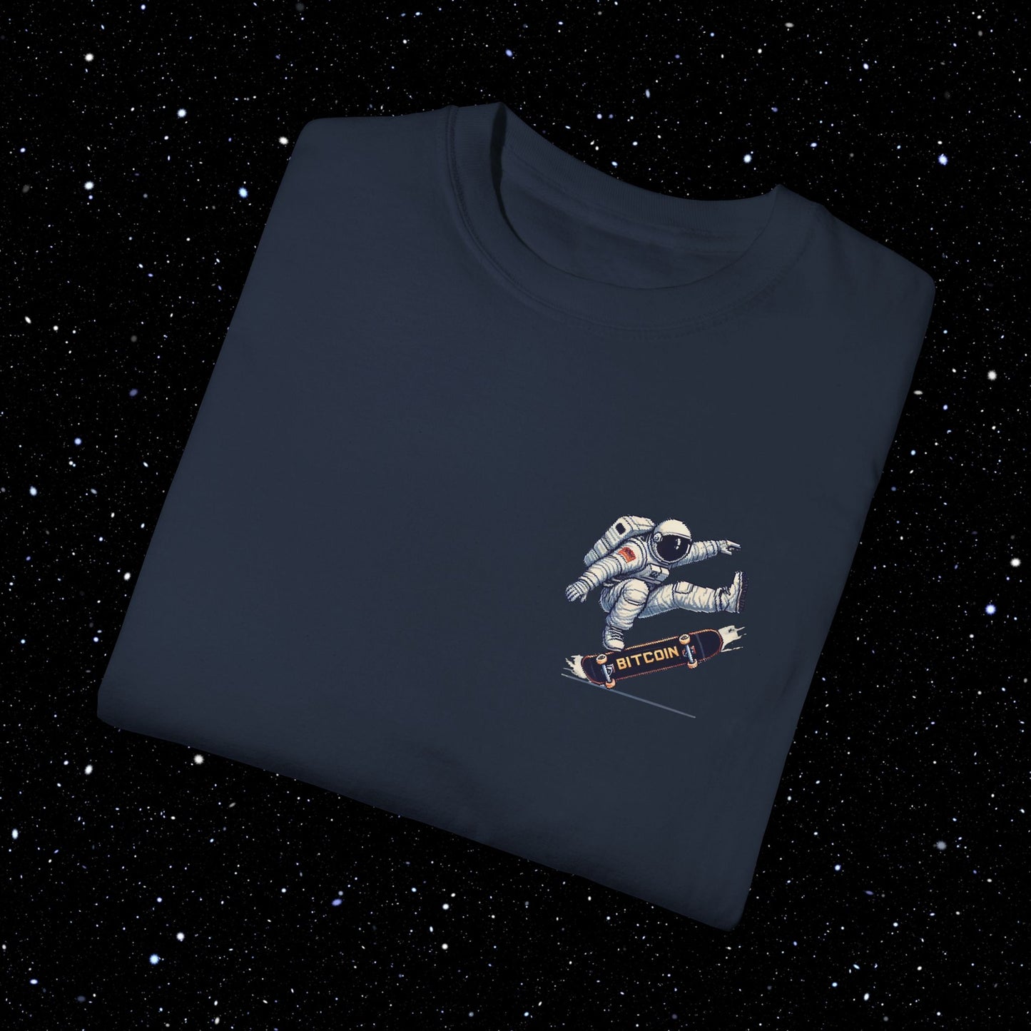 Bitcoin Off The Rails - Backprint Comfort Colors T-Shirt