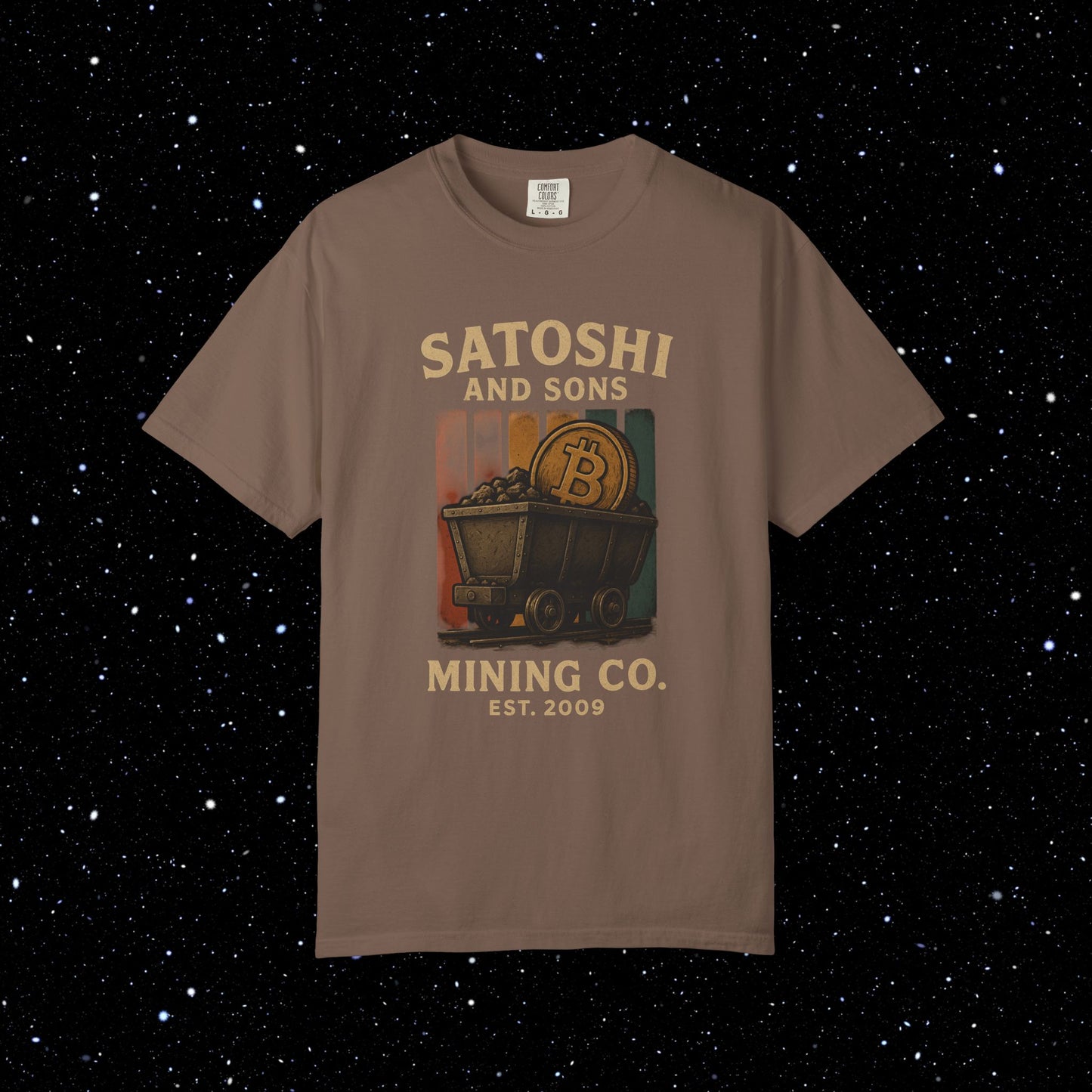 Satoshi and Sons Mining Cart Tee