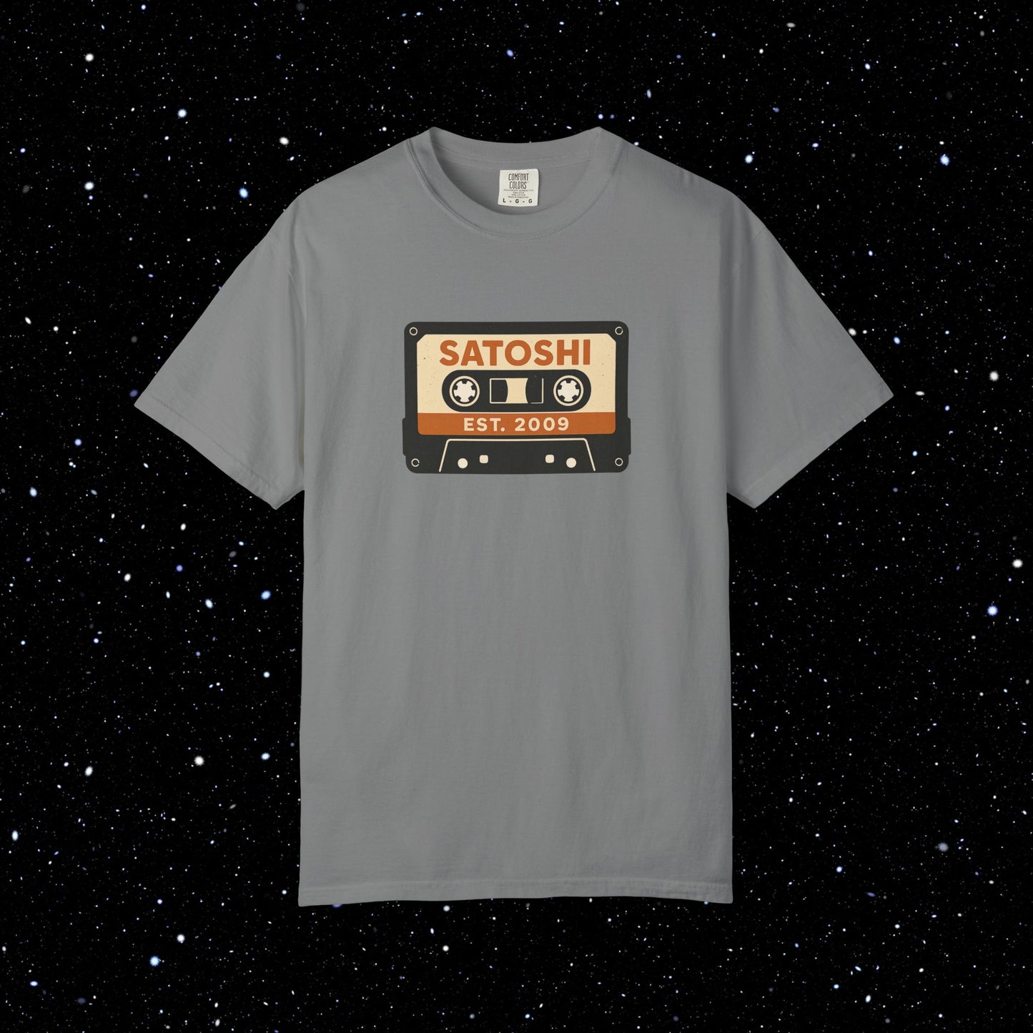 Satoshi Cassette Tape Bitcoin Tee