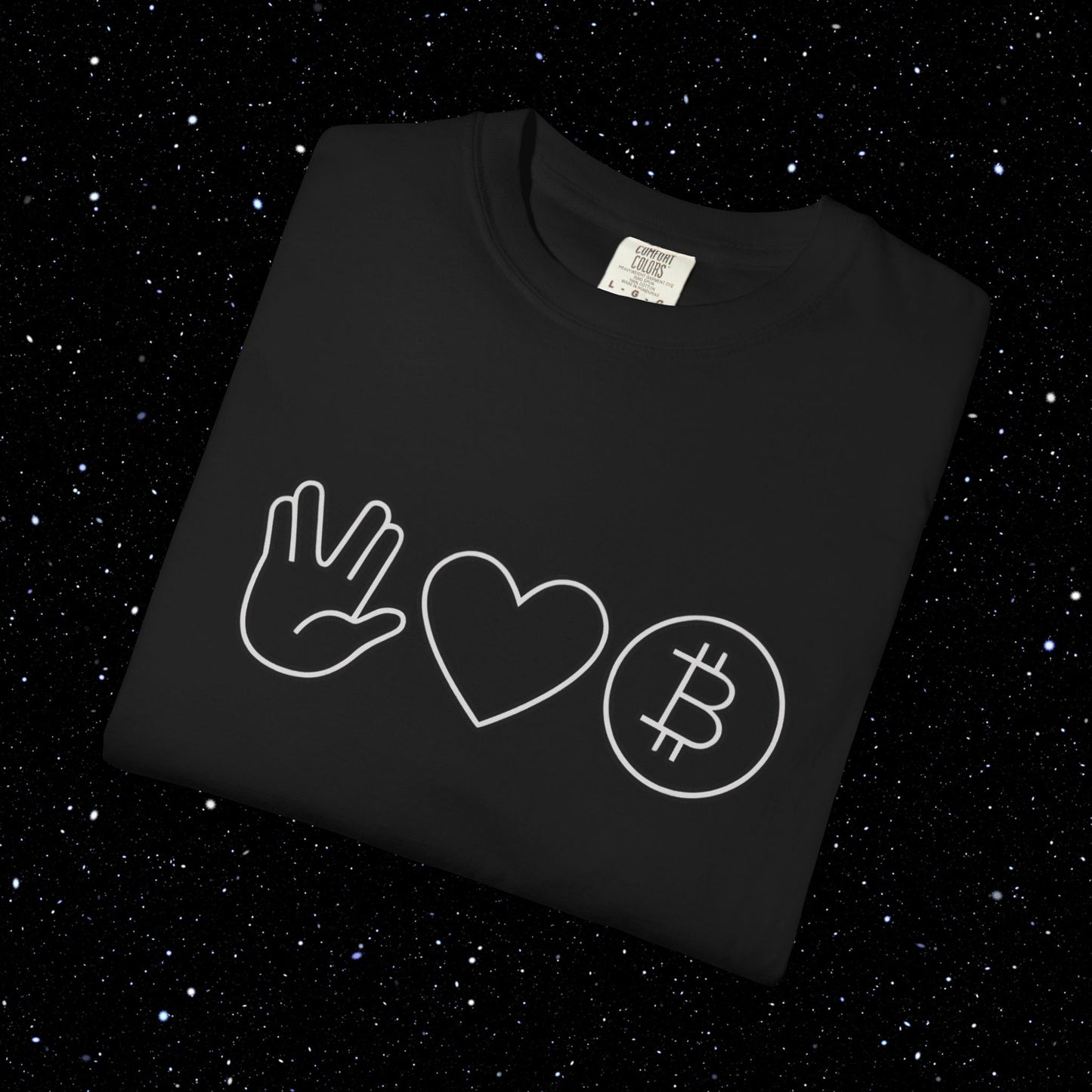 Live Free and Prosper Bitcoin Tee Shirt
