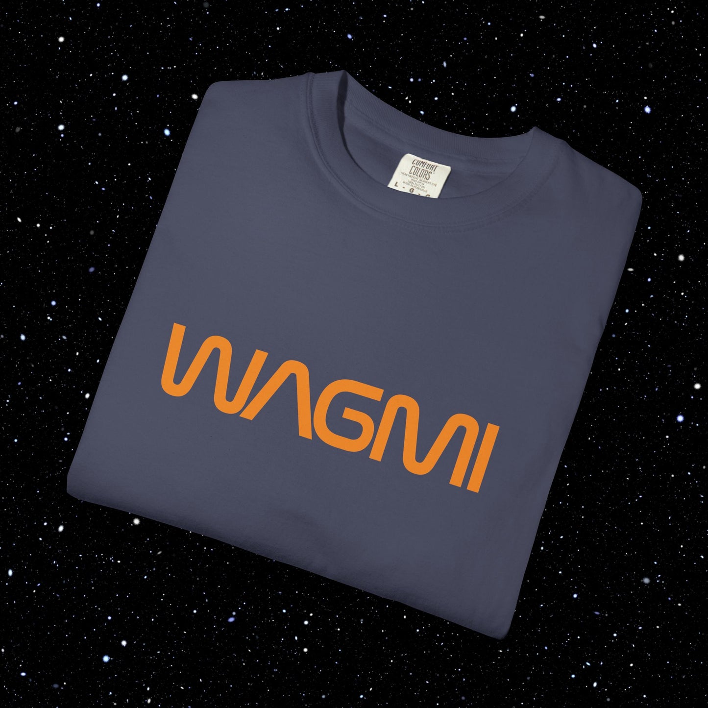 WAGMI Worm Font Bitcoin Tee