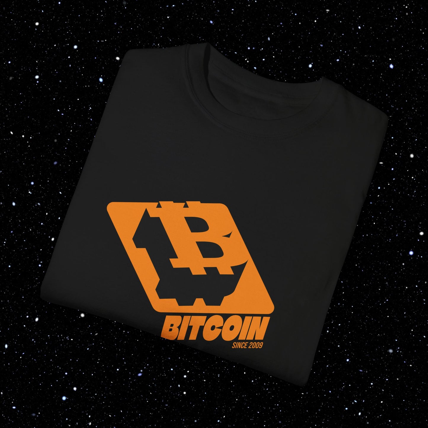 Bitcoin Block Comfort Colors Tee Shirt
