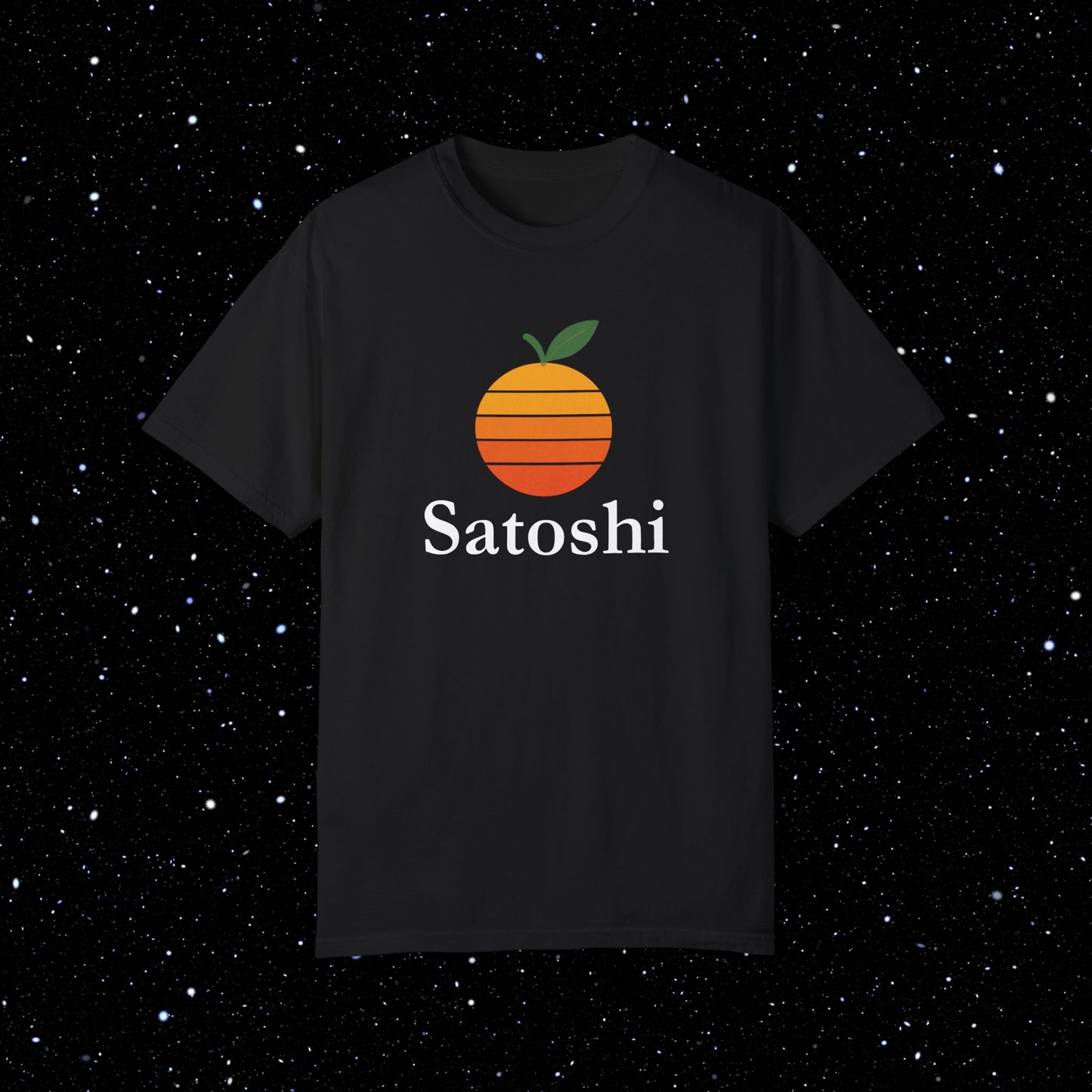 Satoshi Orange - Bitcoin Comfort Colors Tee Shirt