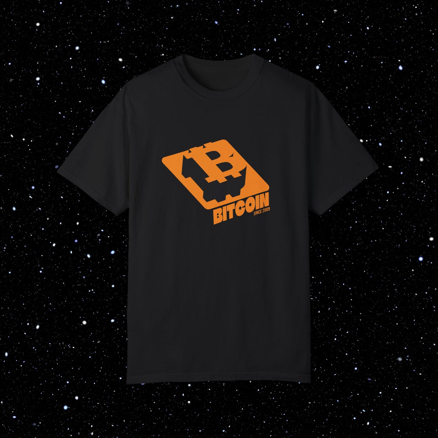 Bitcoin Block Comfort Colors Tee Shirt