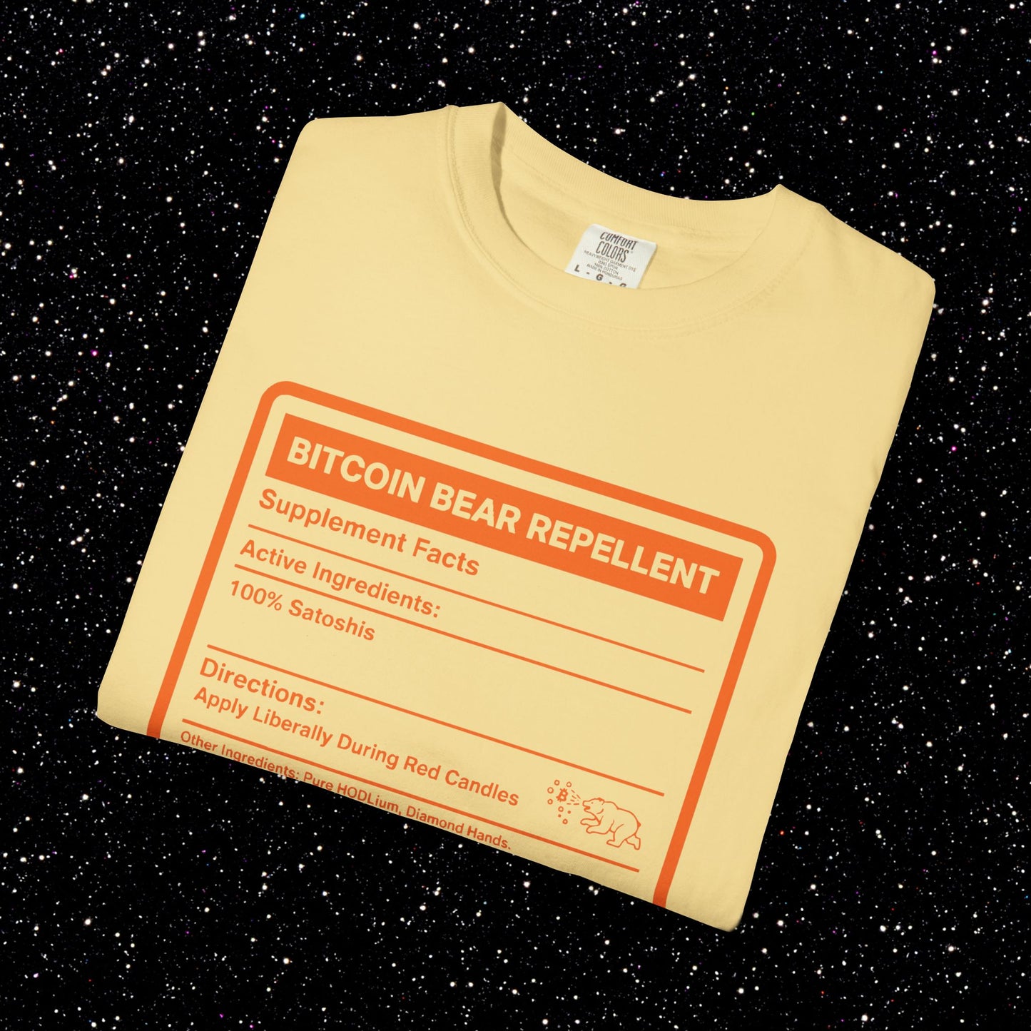 Bitcoin Bear Repellent T-Shirt | Funny Bitcoin Market Cycle Tee