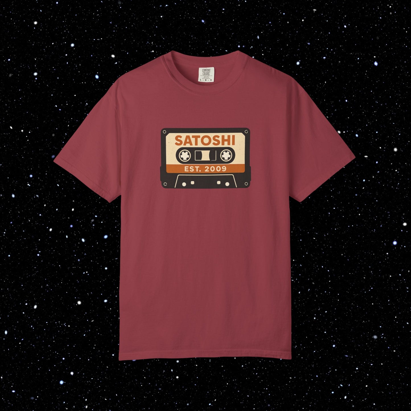 Satoshi Cassette Tape Bitcoin Tee