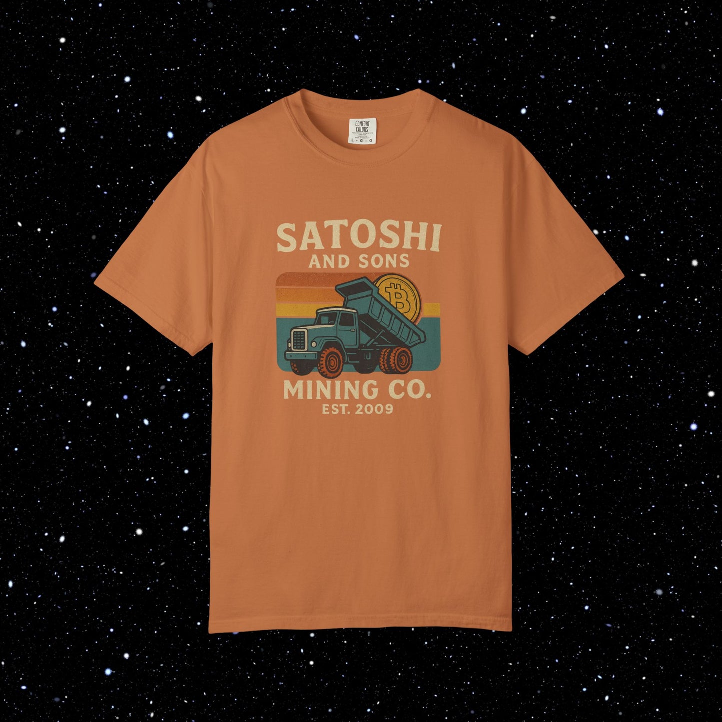 Satoshi and Sons - Bitcoin Comfort Colors Tee Shirt