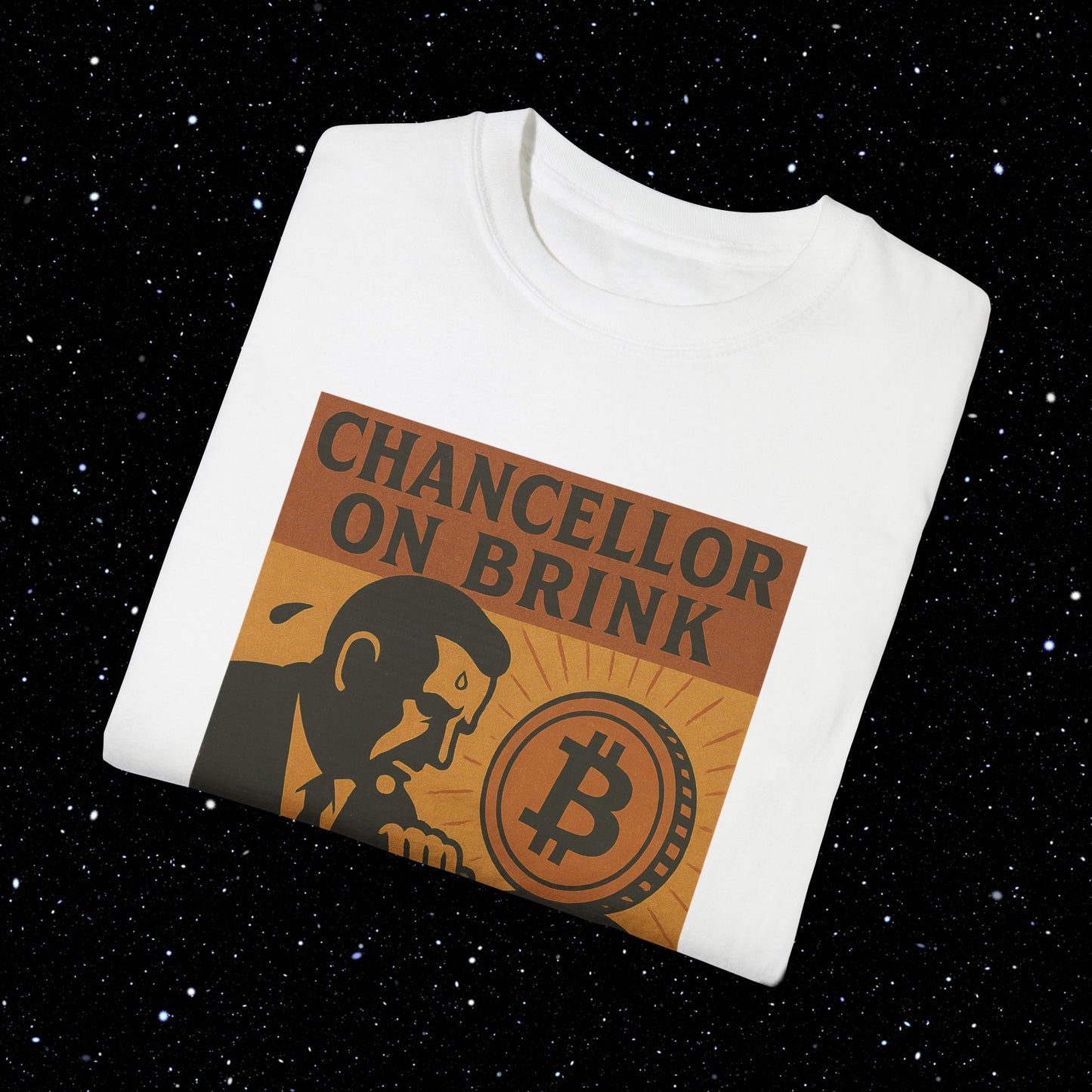 Chancellor on Brink - Bitcoin Comfort Colors Tee Shirt